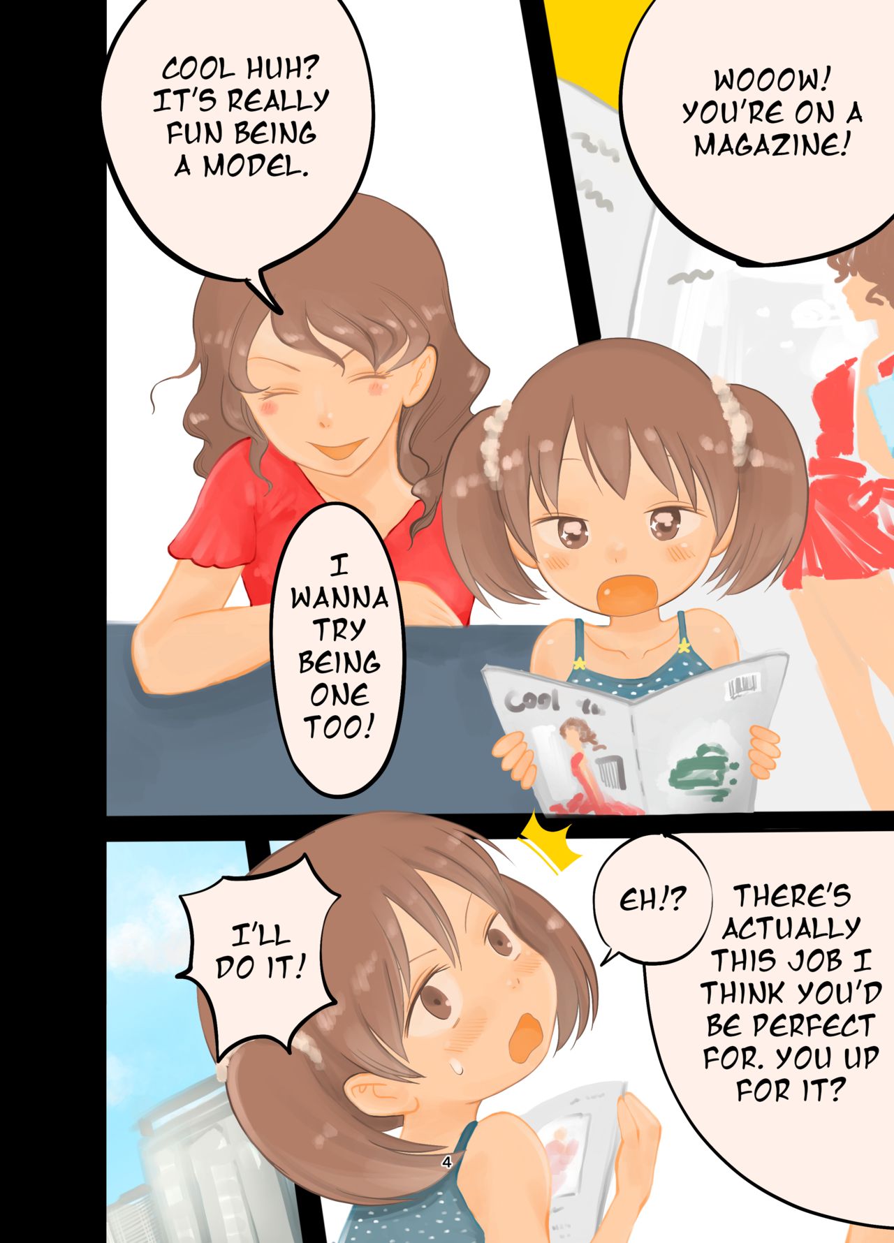 [Ckaoto] オムツモデルちゃん [英訳]