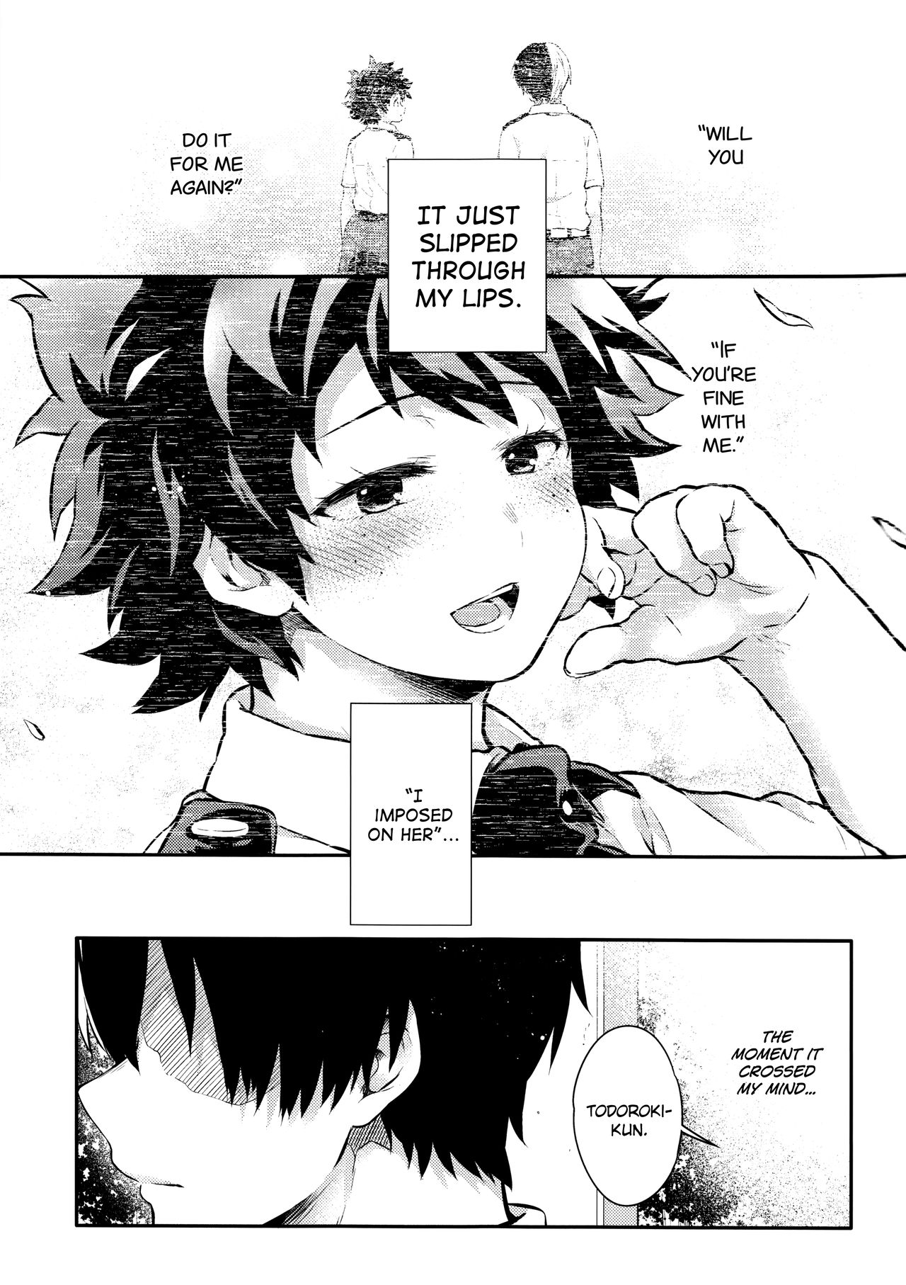 (SUPER27) [休日出勤 (ちかや)] Love Me Tender another story (僕のヒーローアカデミア) [英訳]
