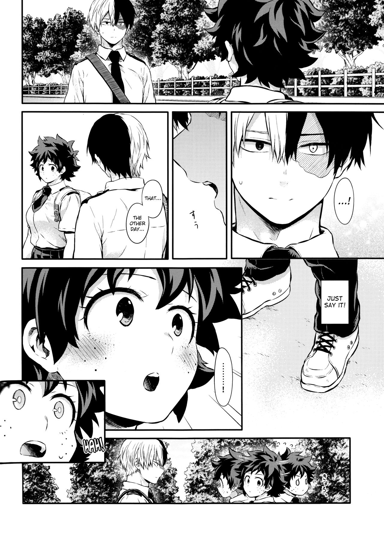 (SUPER27) [休日出勤 (ちかや)] Love Me Tender another story (僕のヒーローアカデミア) [英訳]
