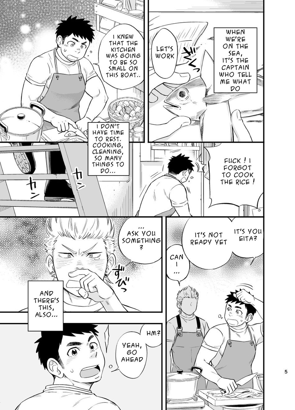 [Draw Two (土狼弐)] 海の男 [英訳] [DL版]