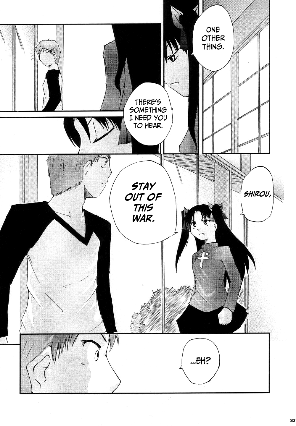 (C68) [洋燈印 (荒海泰人)] The desire of the truth (Fate/stay night) [英訳]