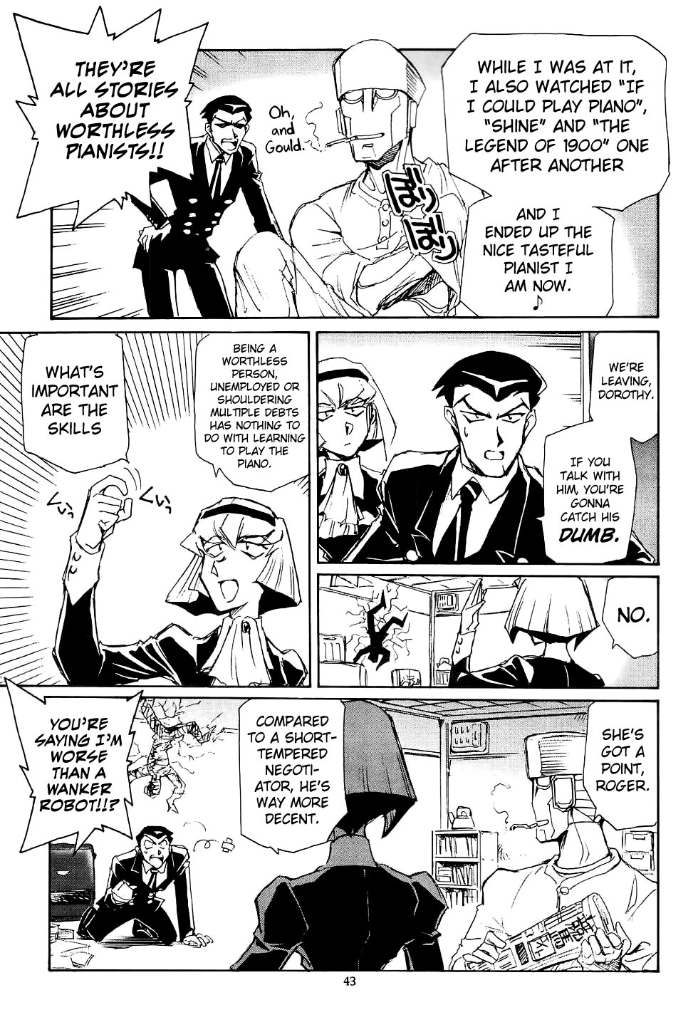 (C63) [沖縄体液軍人会 (安永航一郎)] Piano Lesson (THEビッグオー) [英訳]