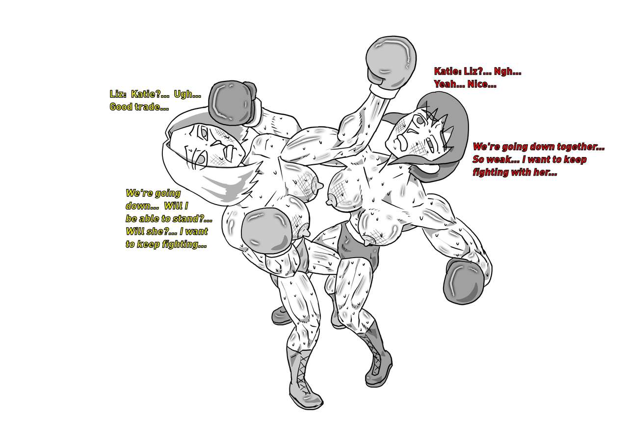 [Allesey]ボクシングガールズケイティvs.リズラウンド1-4（英語）プラスボーナスシスターズラウンド