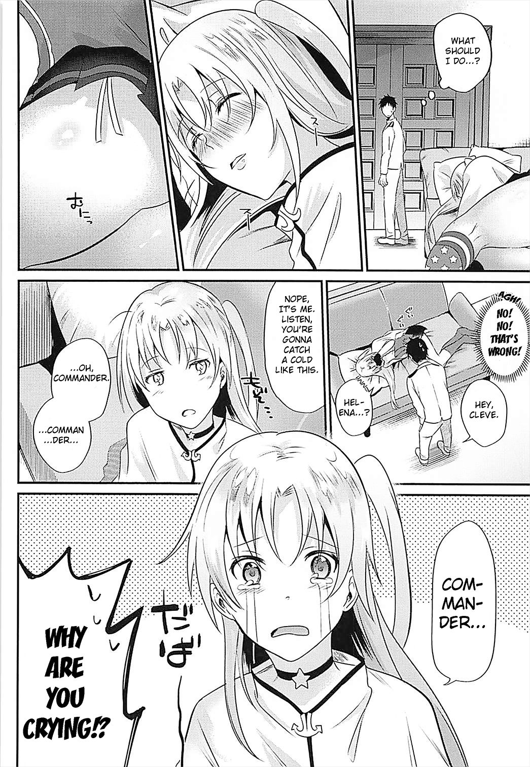 (COMIC1☆13) [latelate (竹梅)] クリーブランドと酔いどれえっち (アズールレーン) [英訳]