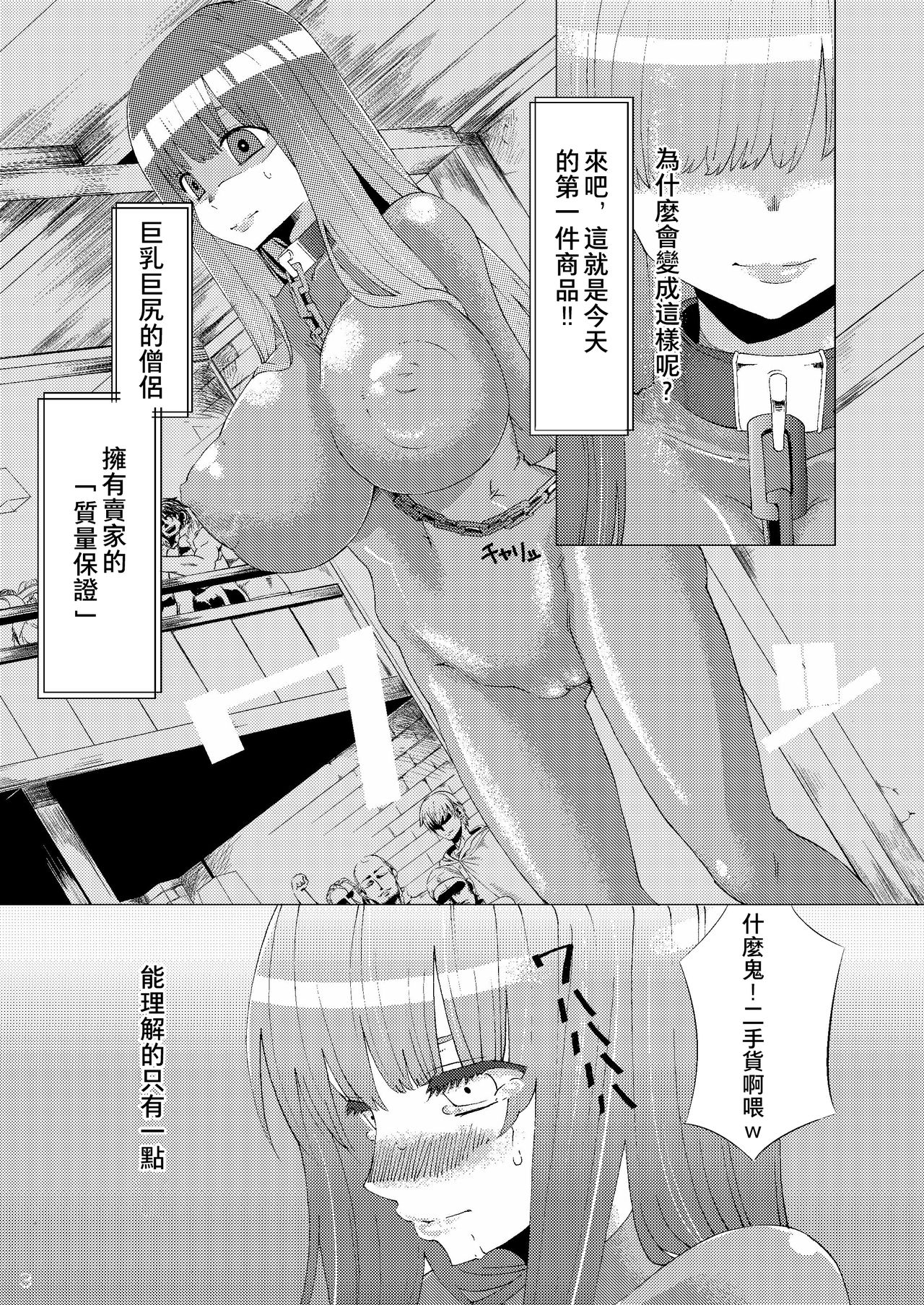 (C80) [ゆずぽん酢 (はなうな, すだち)] 彼女が肉便器になるまで (ドラゴンクエスト III) [中国翻訳]