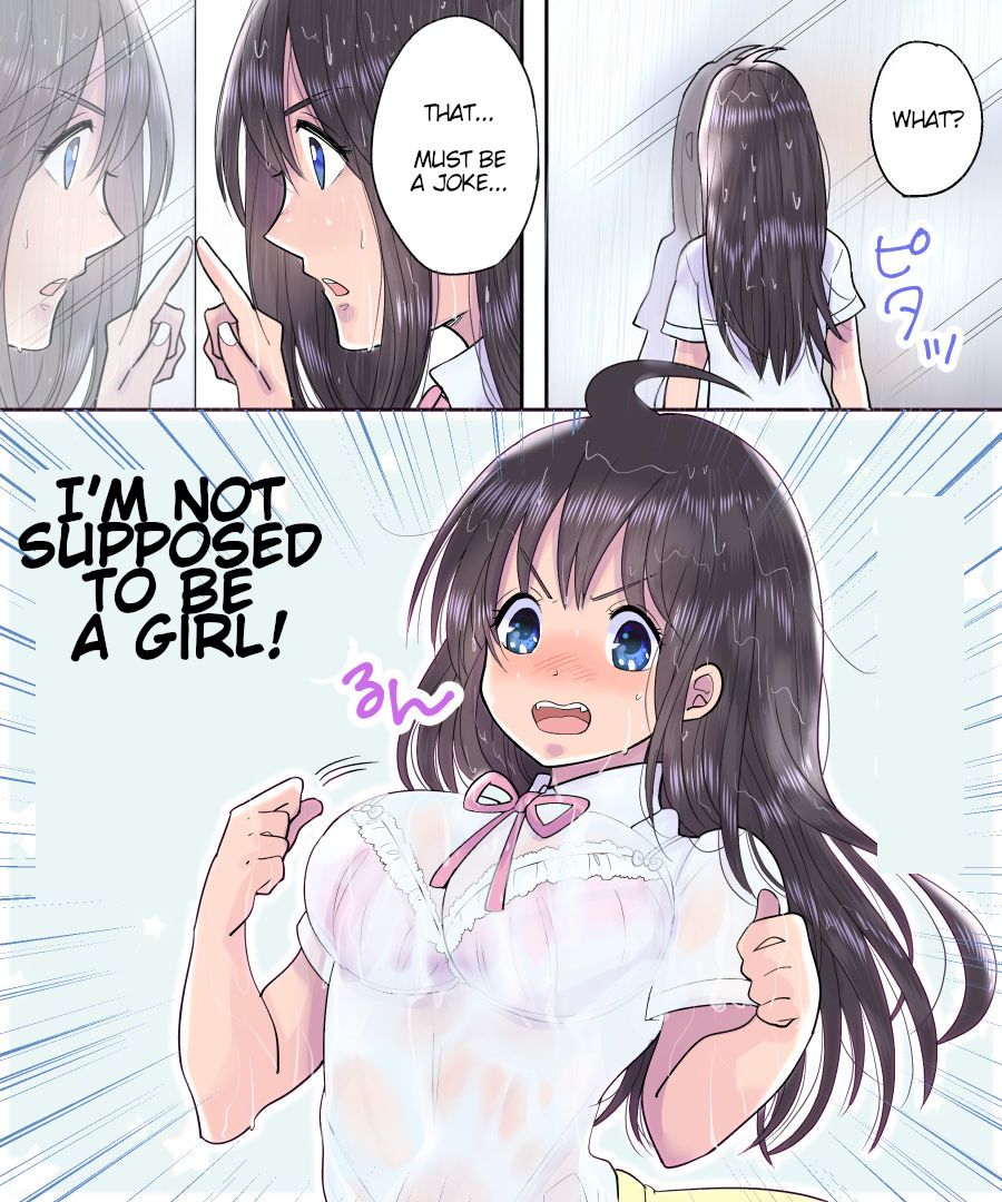 [あむぁいおかし製作所 (虎島タオ)] TS雨注意報 ～フシギナ雨デ変ワルジンセイ～ [英訳] [DL版] [ページ欠落]