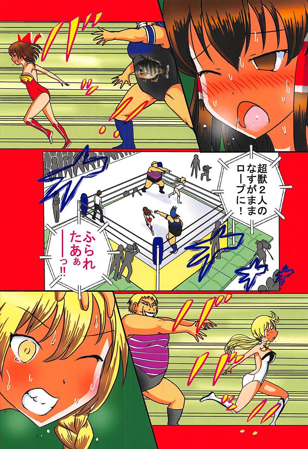 (例大祭15) [Dressblackheulee (ブラック馬鹿)] 東方エロプロレスマッチ (東方Project)