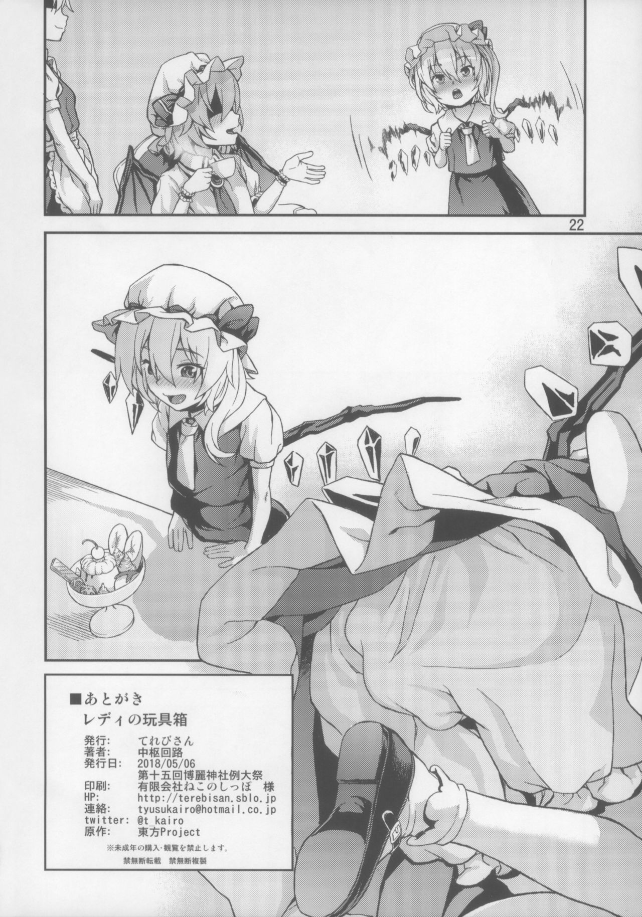 (例大祭15) [てれびさん (中枢回路)] レディの玩具箱 (東方Project)