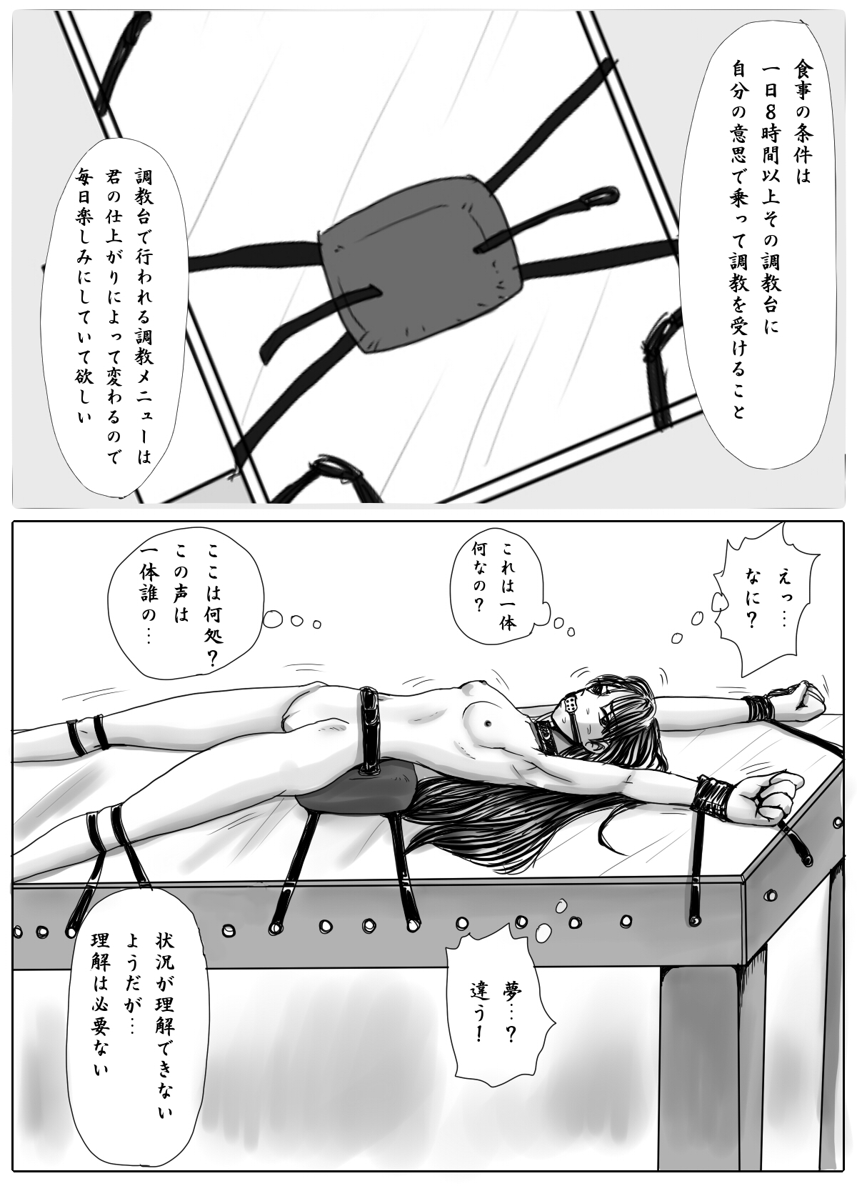 [甘菓子 (ゆべし)] 女学生監禁調教～拘束針刺し電流～