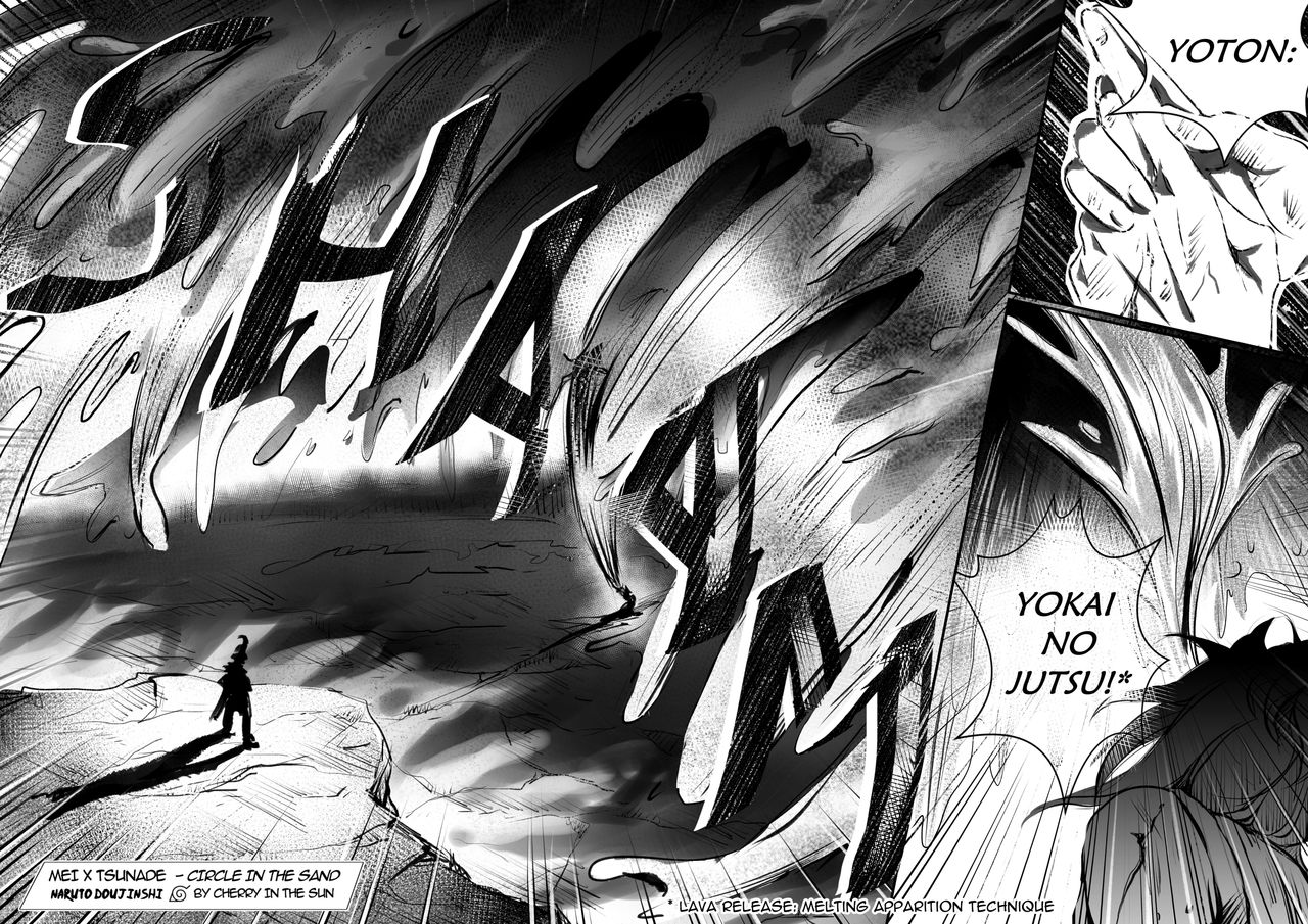 【太陽の桜】砂の輪（ナルト）【英語】