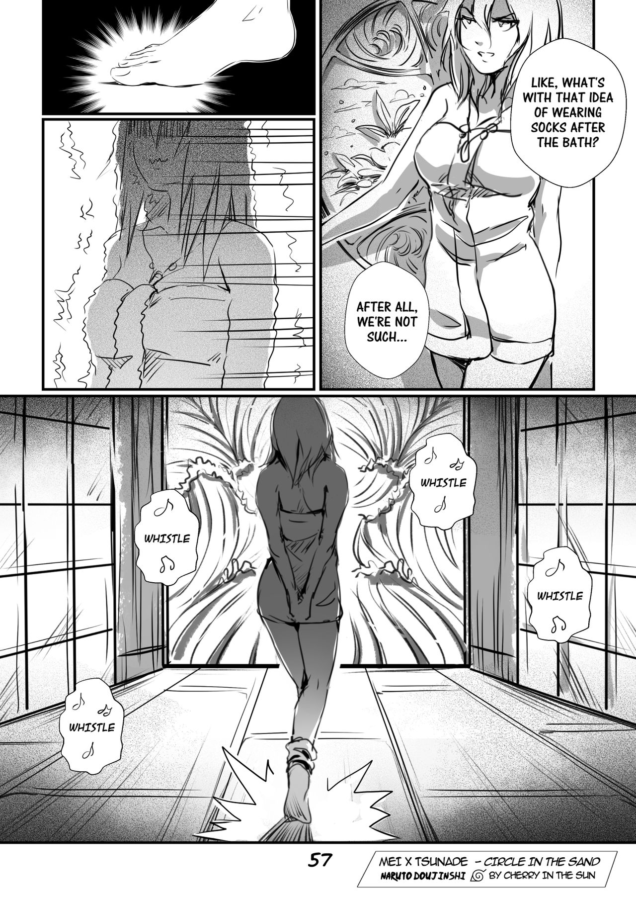 【太陽の桜】砂の輪（ナルト）【英語】