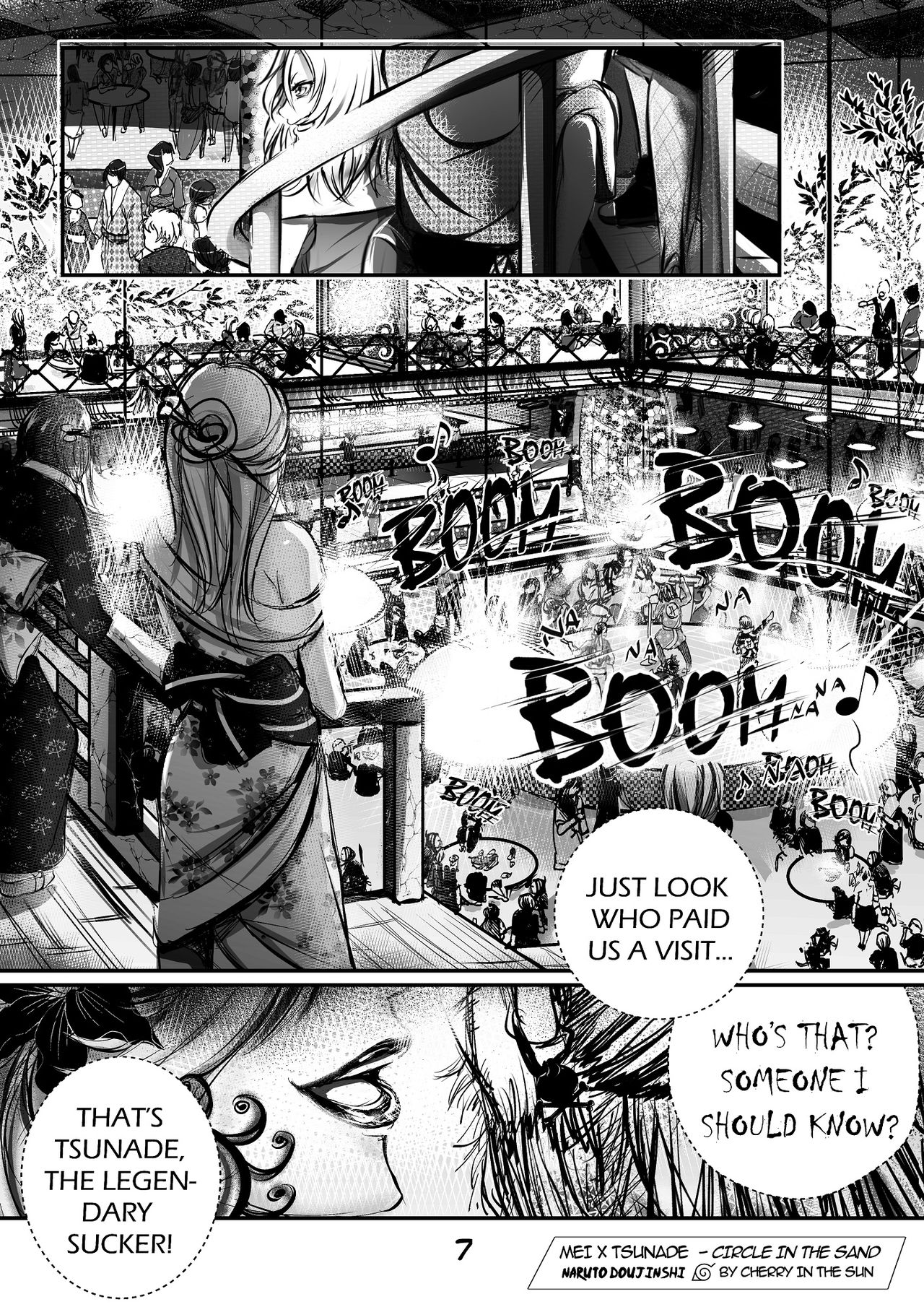 【太陽の桜】砂の輪（ナルト）【英語】