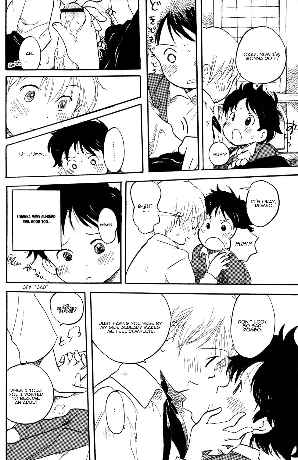 [にゃんにゃんにゃん! (小川ひだり)] ショタろみ! (ロミオの青い空) [英訳]