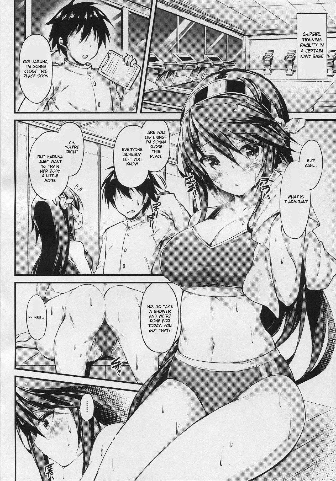 (C93) [もふれん亭 (Xe)] 陸セパ淑女榛名の二面性録記 (艦隊これくしょん -艦これ-) [英訳]