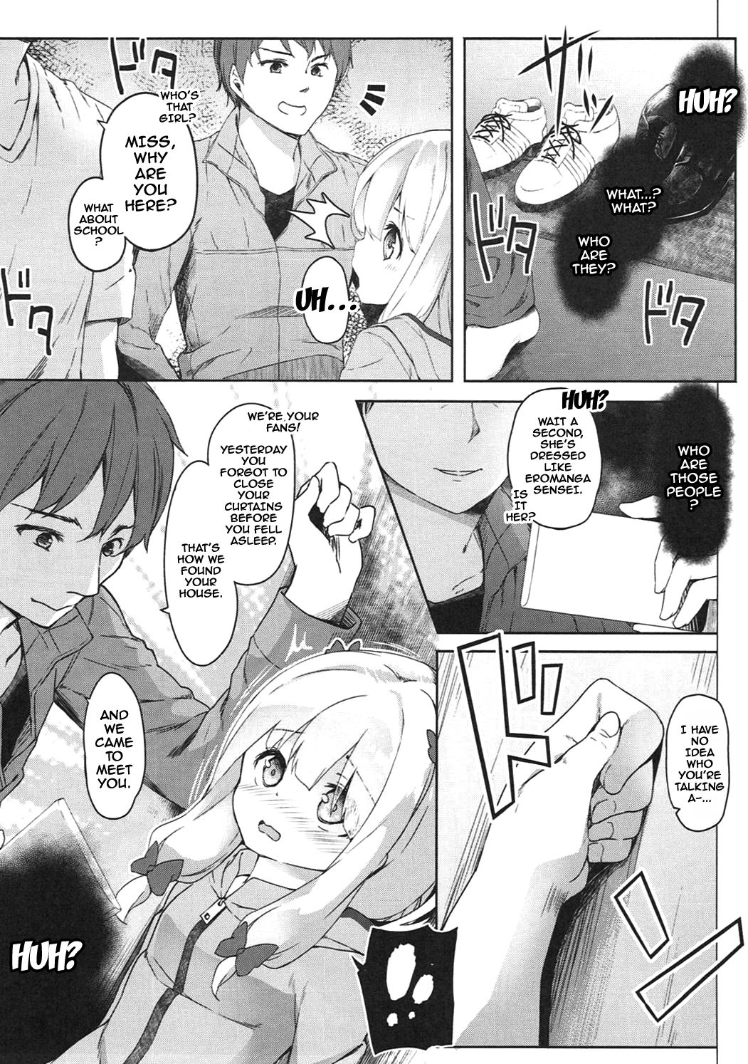 (サンクリ2017 Summer) [要 (椎名悠輝)] やったね紗霧ちゃん資料が増えるね! (エロマンガ先生) [英訳]