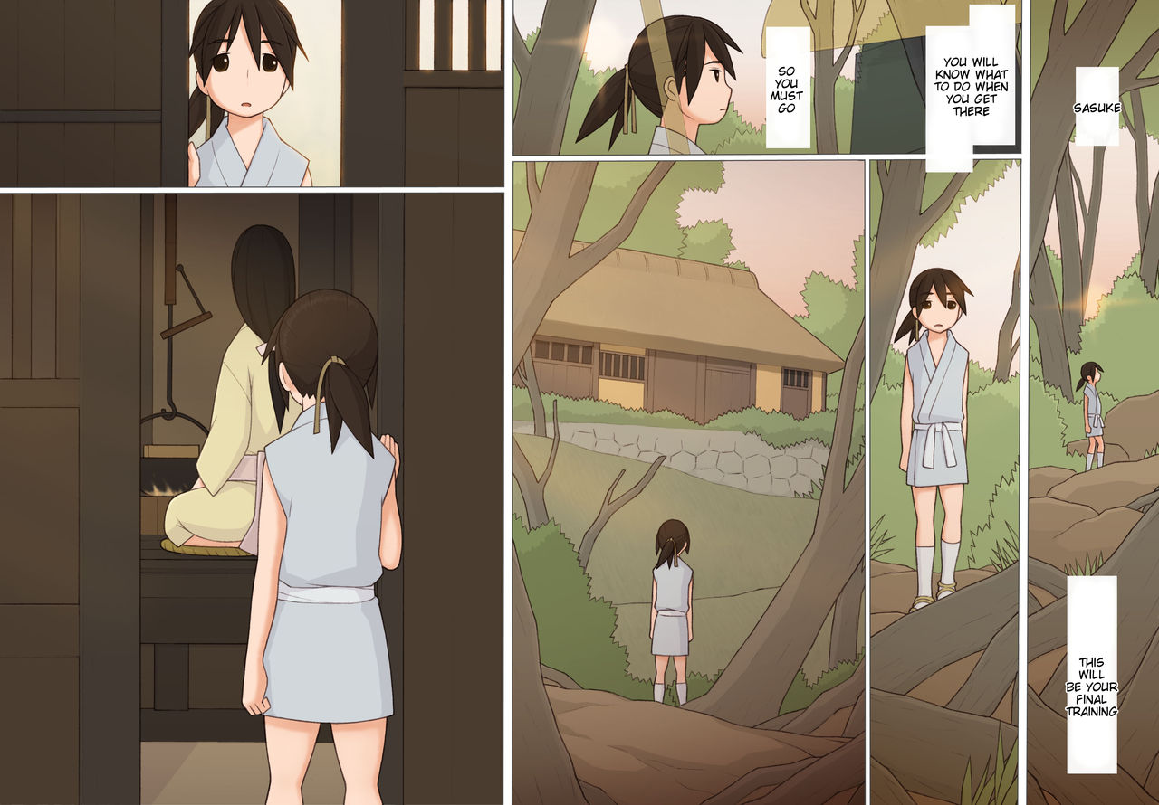 [ぽんふぁーず] 佐助とお国 [英訳]