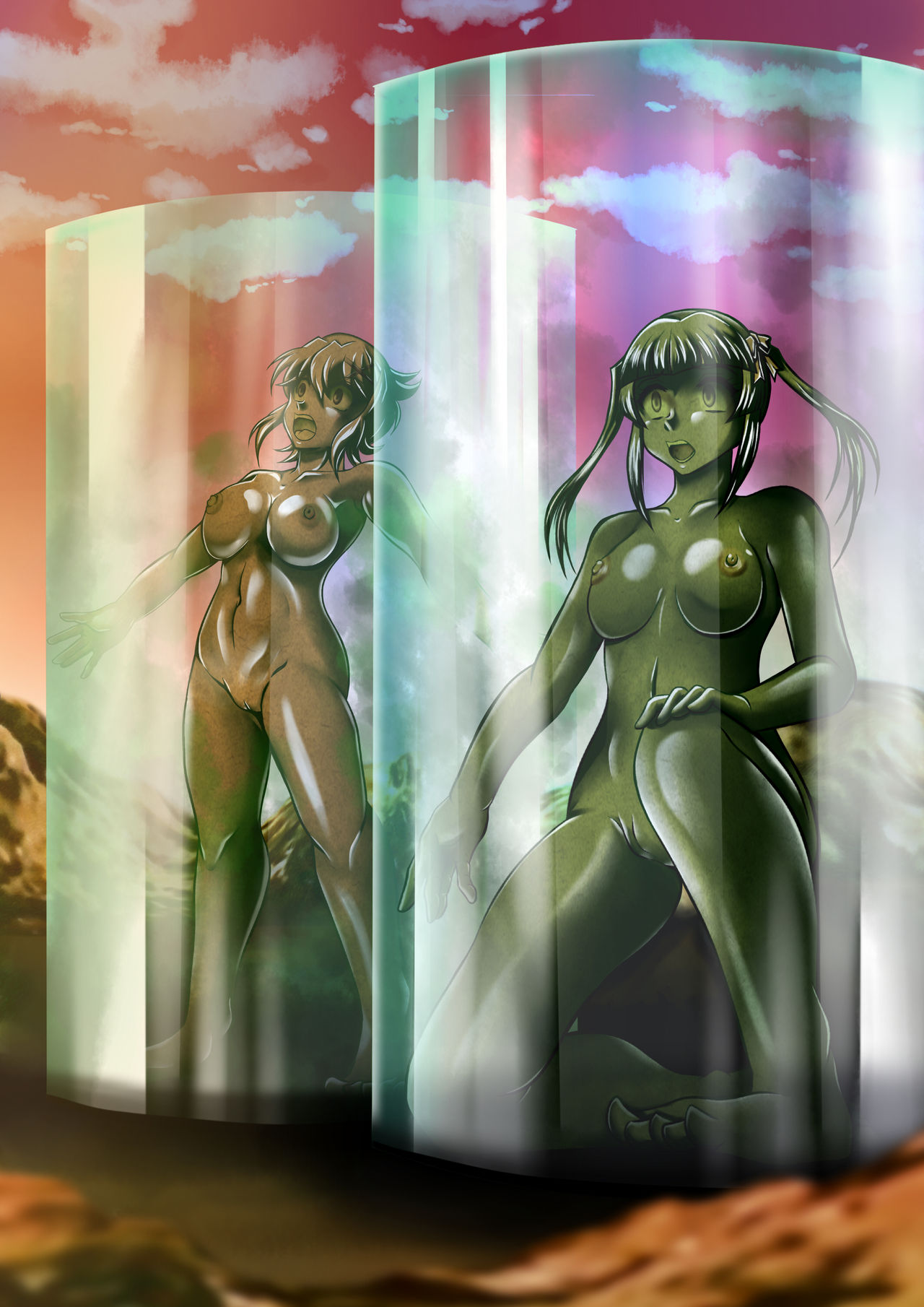 [スタジオきゃうん] 戦姫全滅 EP3: 暁切歌&月読調 (戦姫絶唱シンフォギア)