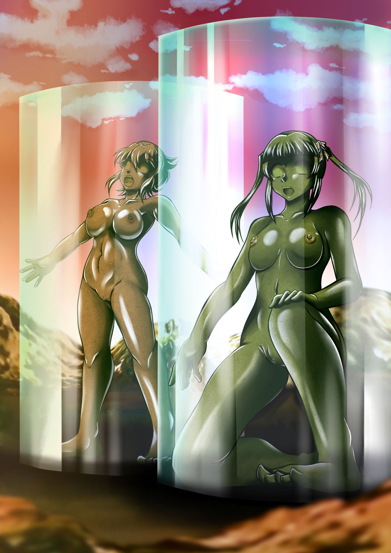 [スタジオきゃうん] 戦姫全滅 EP3: 暁切歌&月読調 (戦姫絶唱シンフォギア)