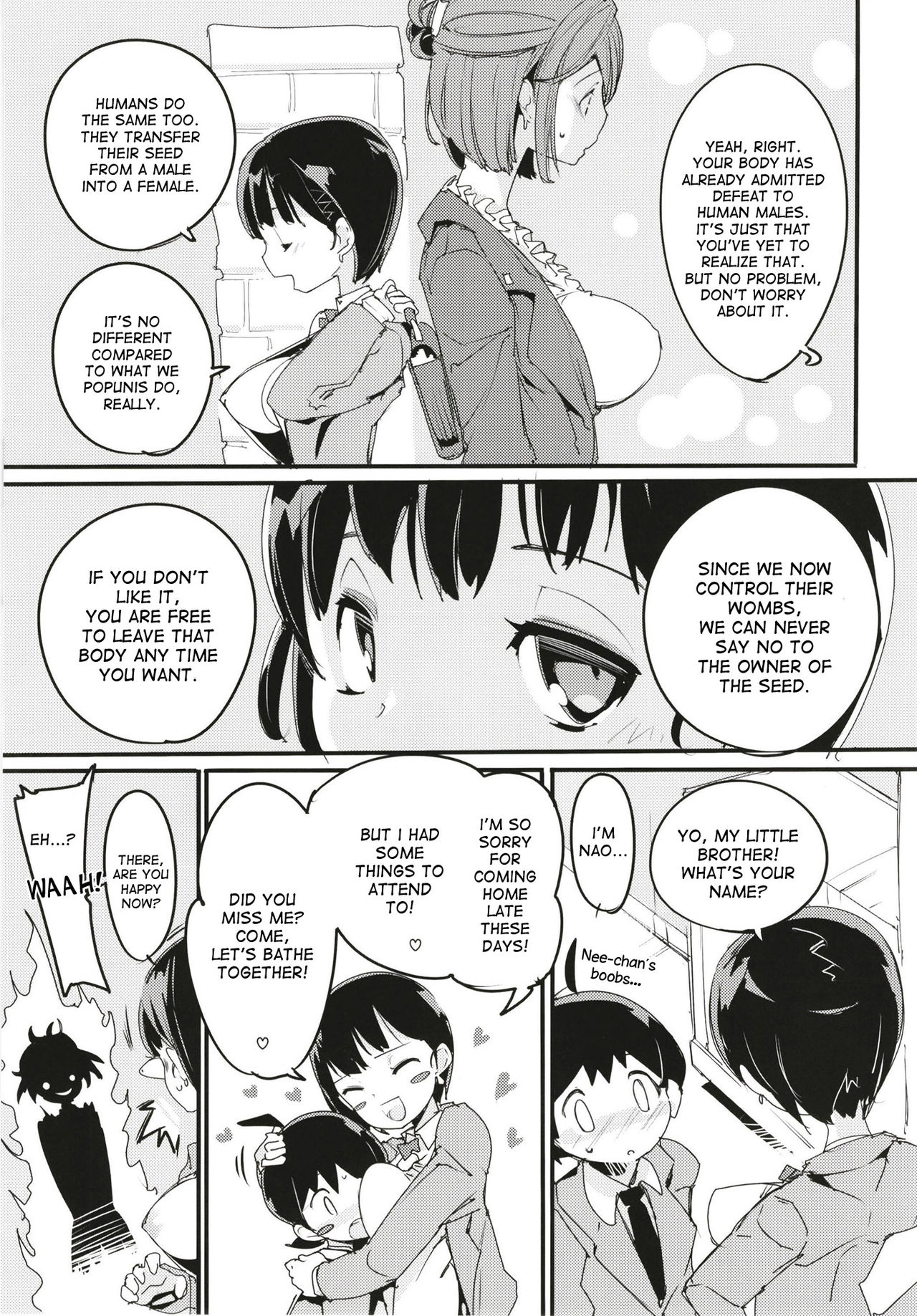 (C93) [ぽてとさらだ (くりす)] ポプ二系女子パニック！6 [英訳]