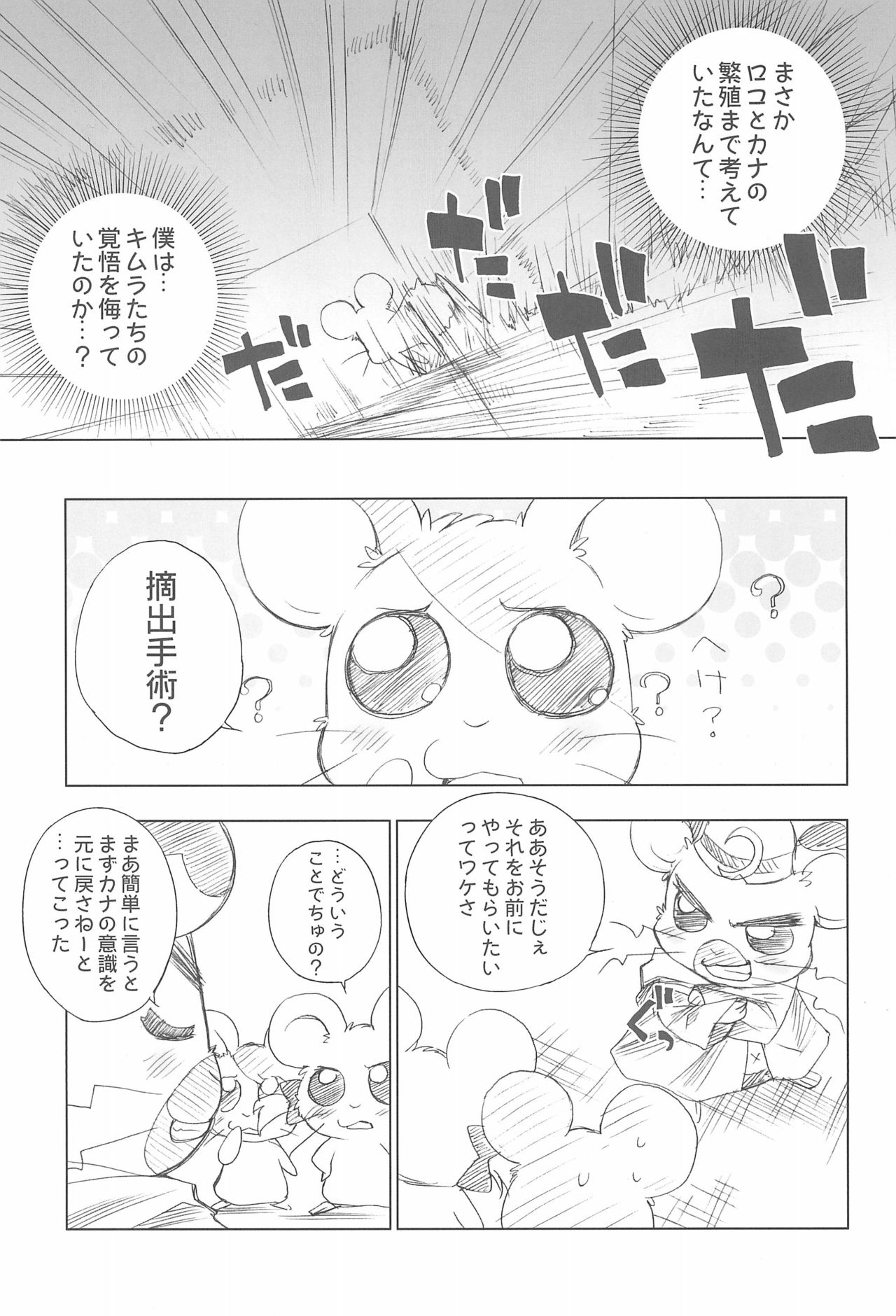 (C78) [くらげ研究所 (提灯暗光)] Battle for the Planet of the Hams -EPISODE4- (とっとこハム太郎)