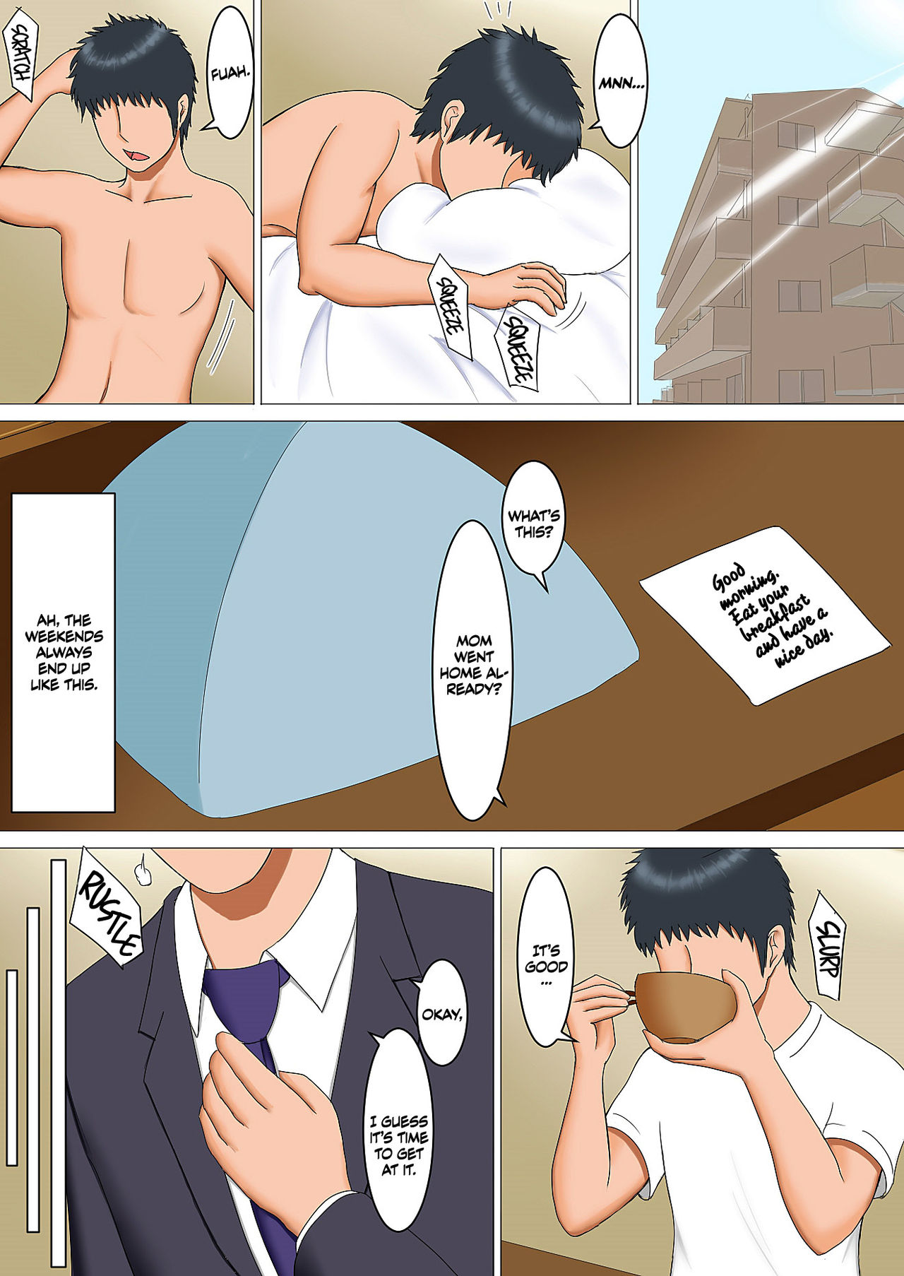 [すぴか屋] 通い母 [英訳]