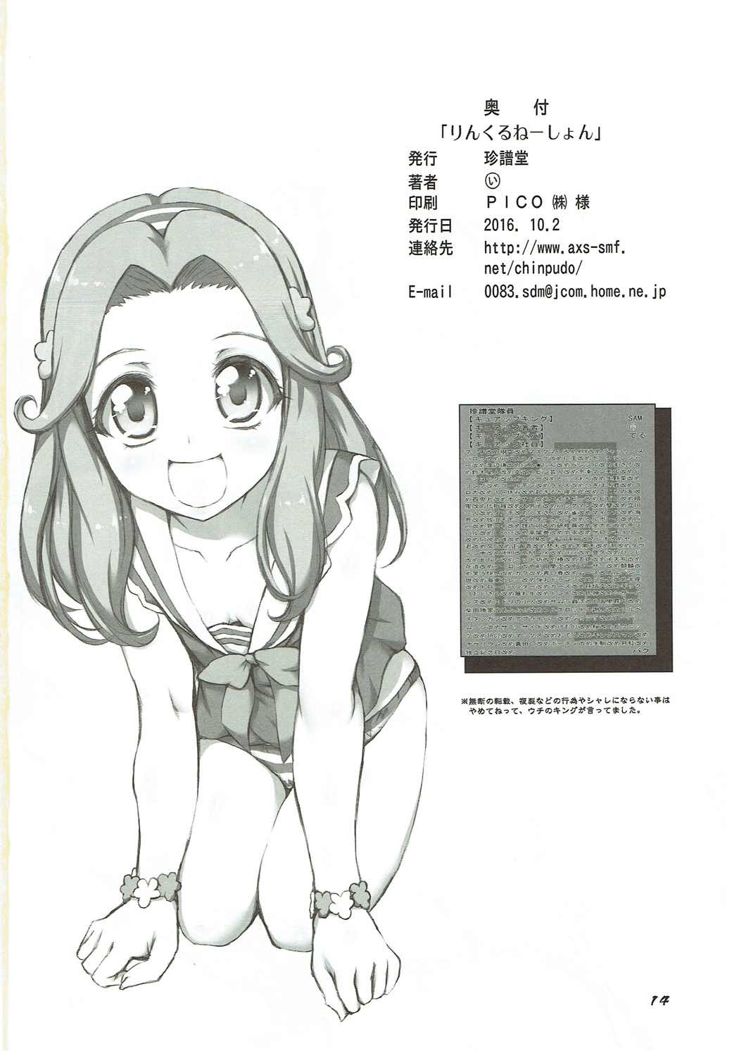 (プリキュア☆フェスタ22) [珍譜堂 (まるい)] りんくるねーしょん (魔法つかいプリキュア!)