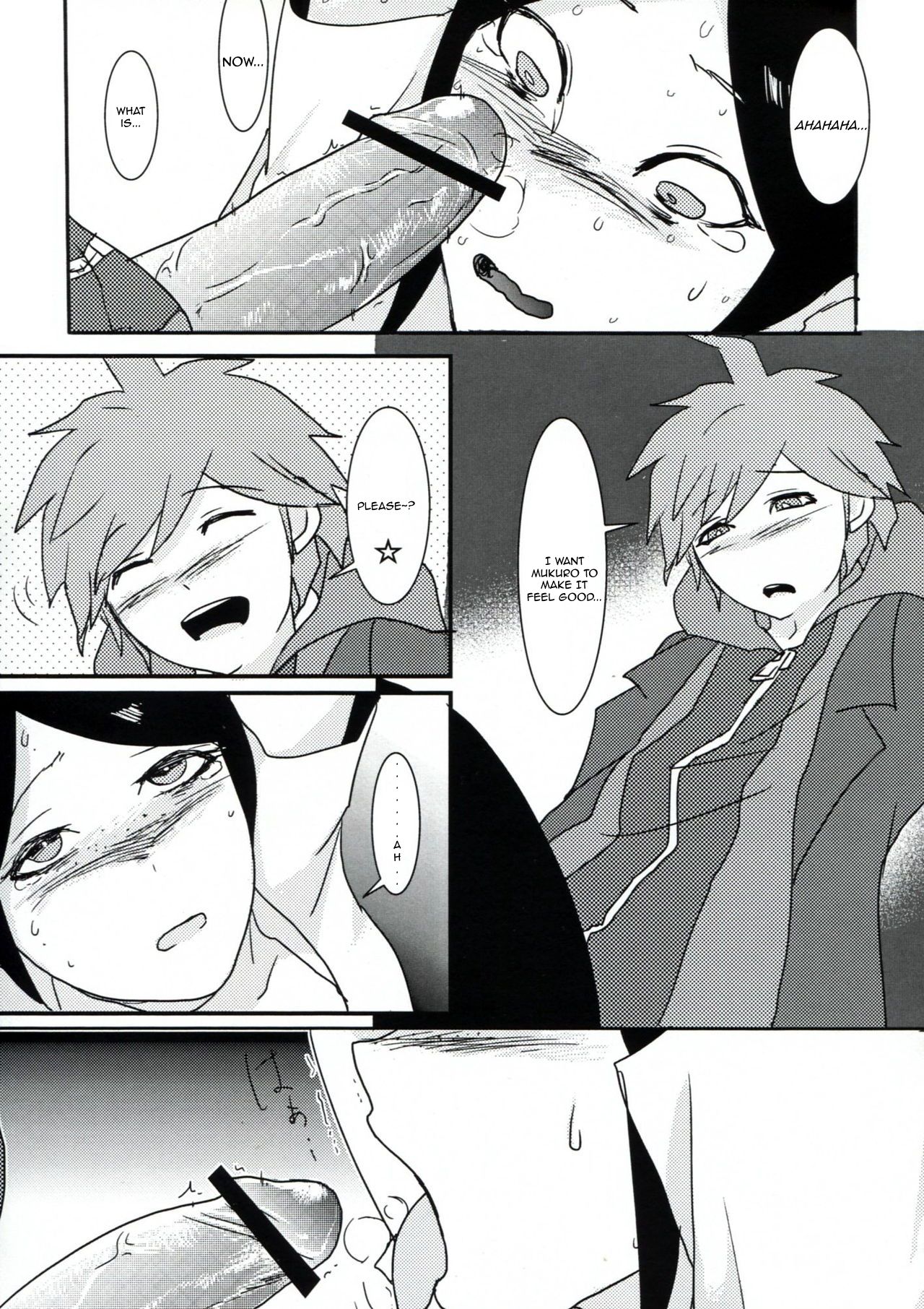 (学園トライアル) [鼻血 (道満青)] サイコフェイク (ダンガンロンパ) [英訳]