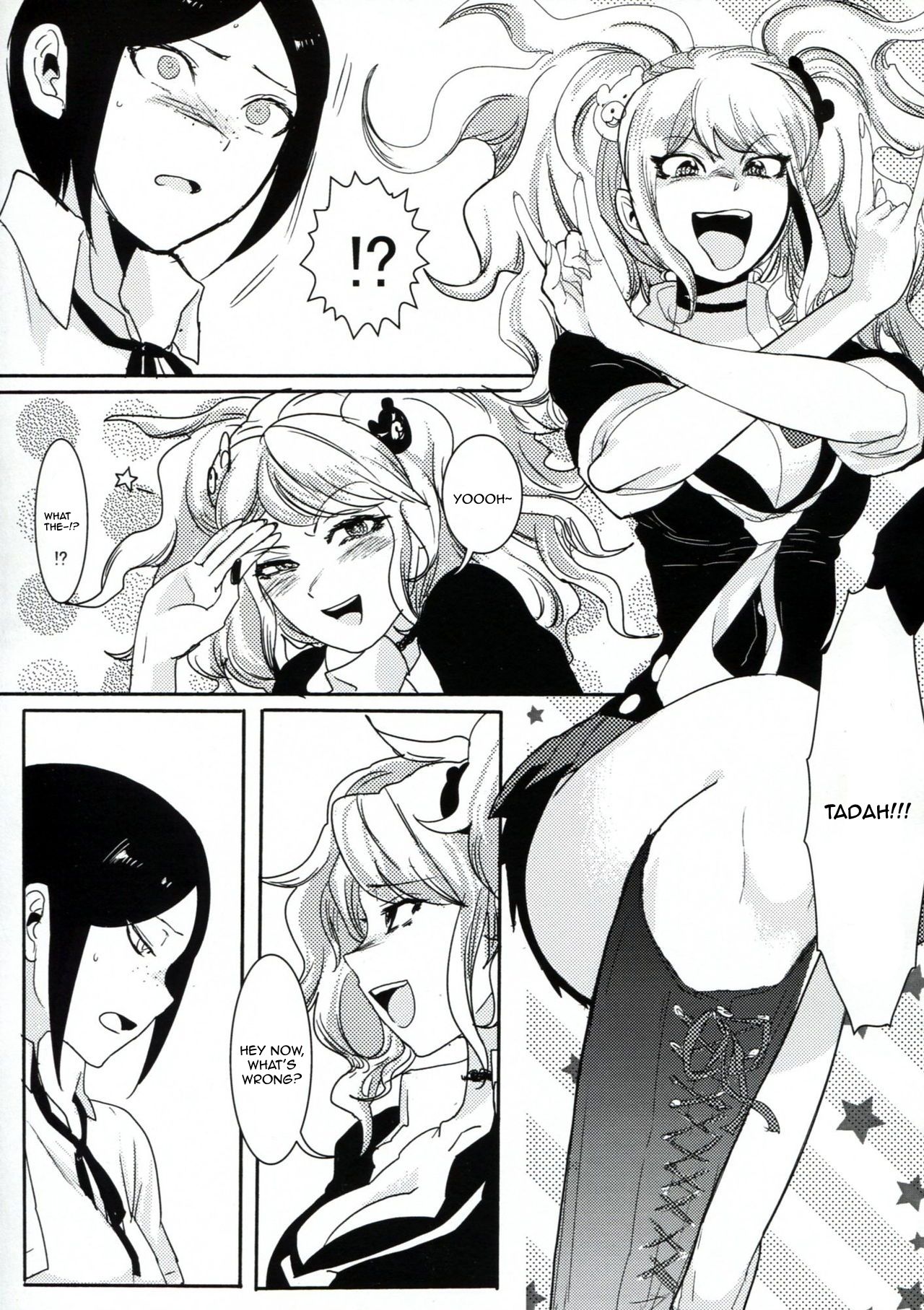 (学園トライアル) [鼻血 (道満青)] サイコフェイク (ダンガンロンパ) [英訳]