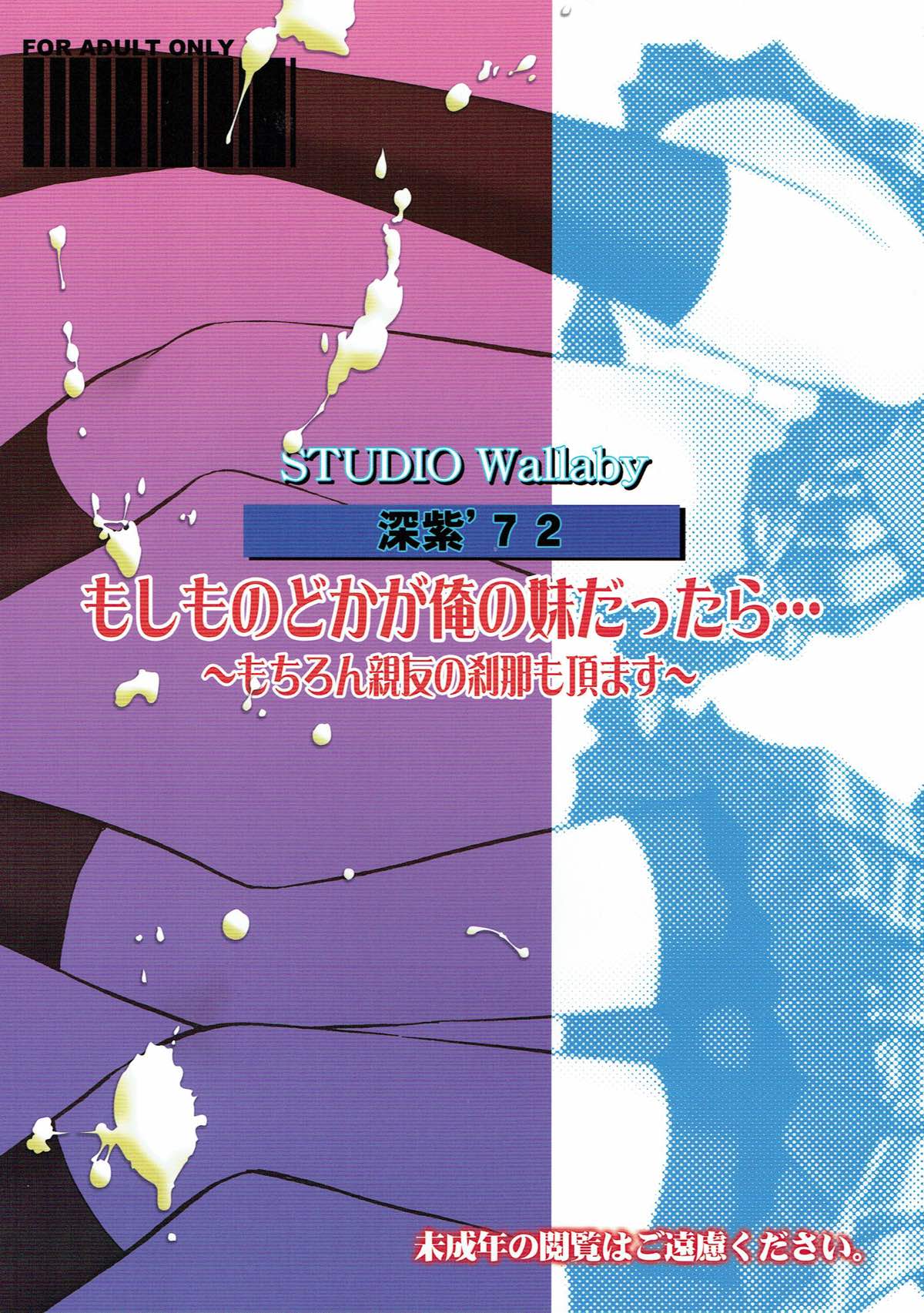 (C86) [スタジオ・ワラビー (深紫'72)] もしものどかが俺の妹だったら…~もちろん親友の刹那も頂きます~ (魔法先生ネギま!)