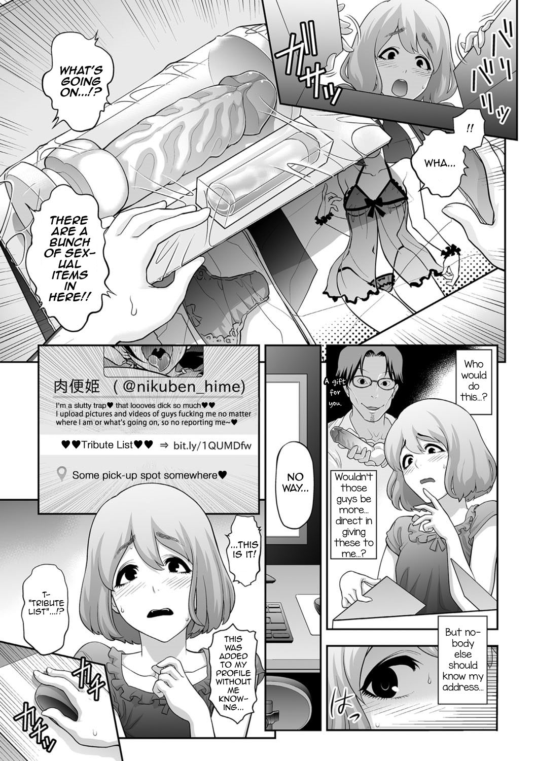 [兎二角] 肉便姫への貢ぎ物 (月刊Web男の娘・れくしょんッ！S Vol.07) [英訳] [DL版]