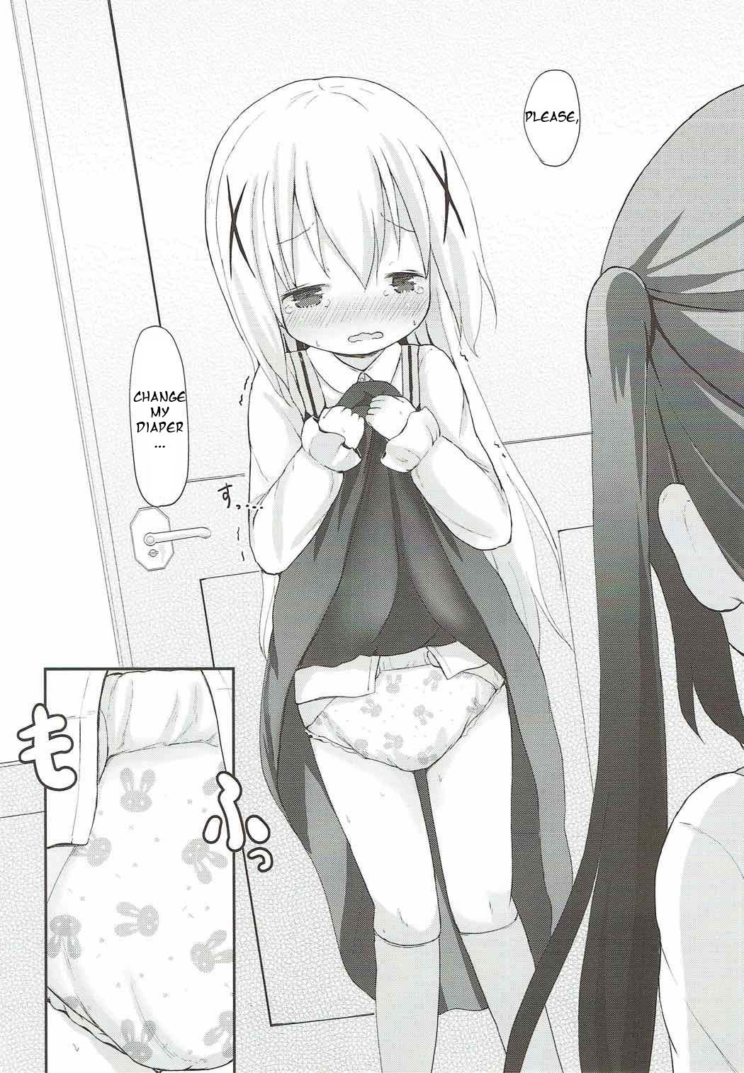 (C92) [ネテクラス (ろりしn)] チノちゃんのおまたチェック (ご注文はうさぎですか?) [英訳]