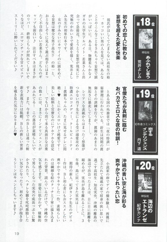 このBLがやばい! 2015年度版