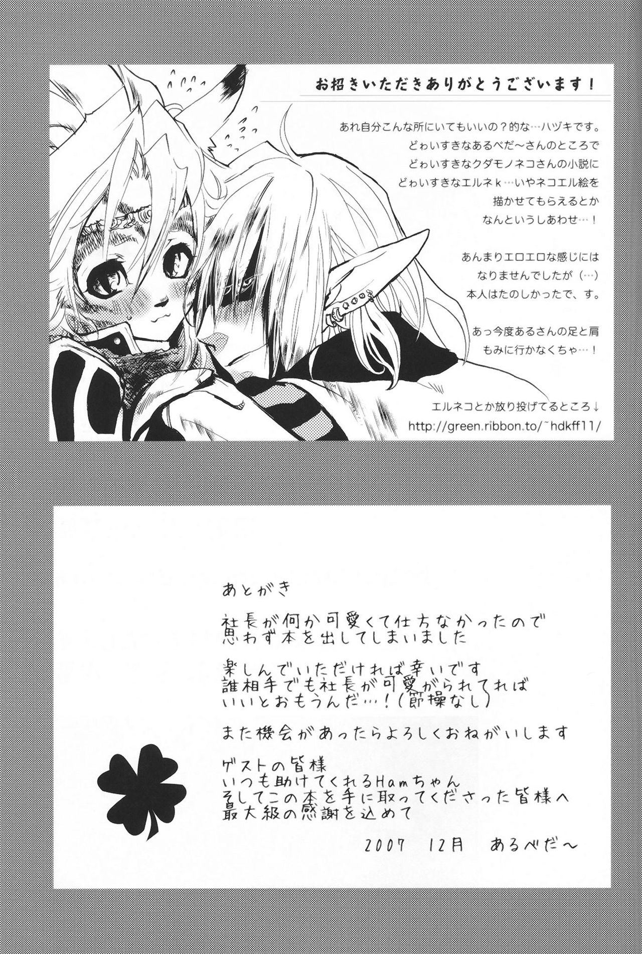 (C73) [FourLeavesClover (よろず)] DolceVita (ファイナルファンタジーXI)