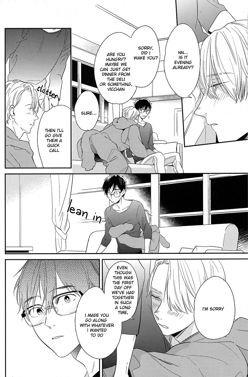 (氷奏ストラースチ2) [ユデル (ゆで)] ワンダフルデイ (ユーリ!!! on ICE) [英訳]