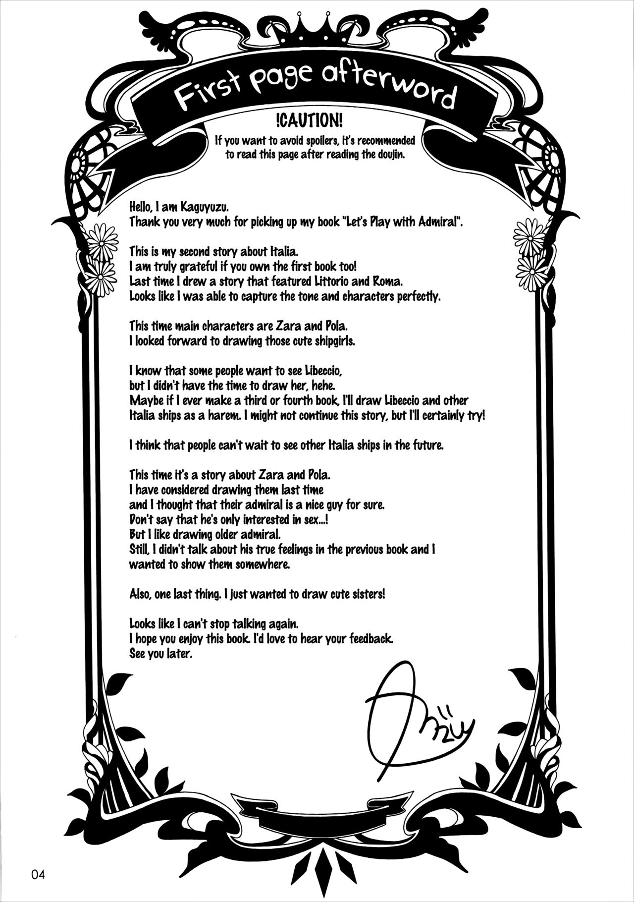 (C90) [いちごぱんつ (カグユヅ)] テートクサントアソビマショ (艦隊これくしょん -艦これ-) [英訳]