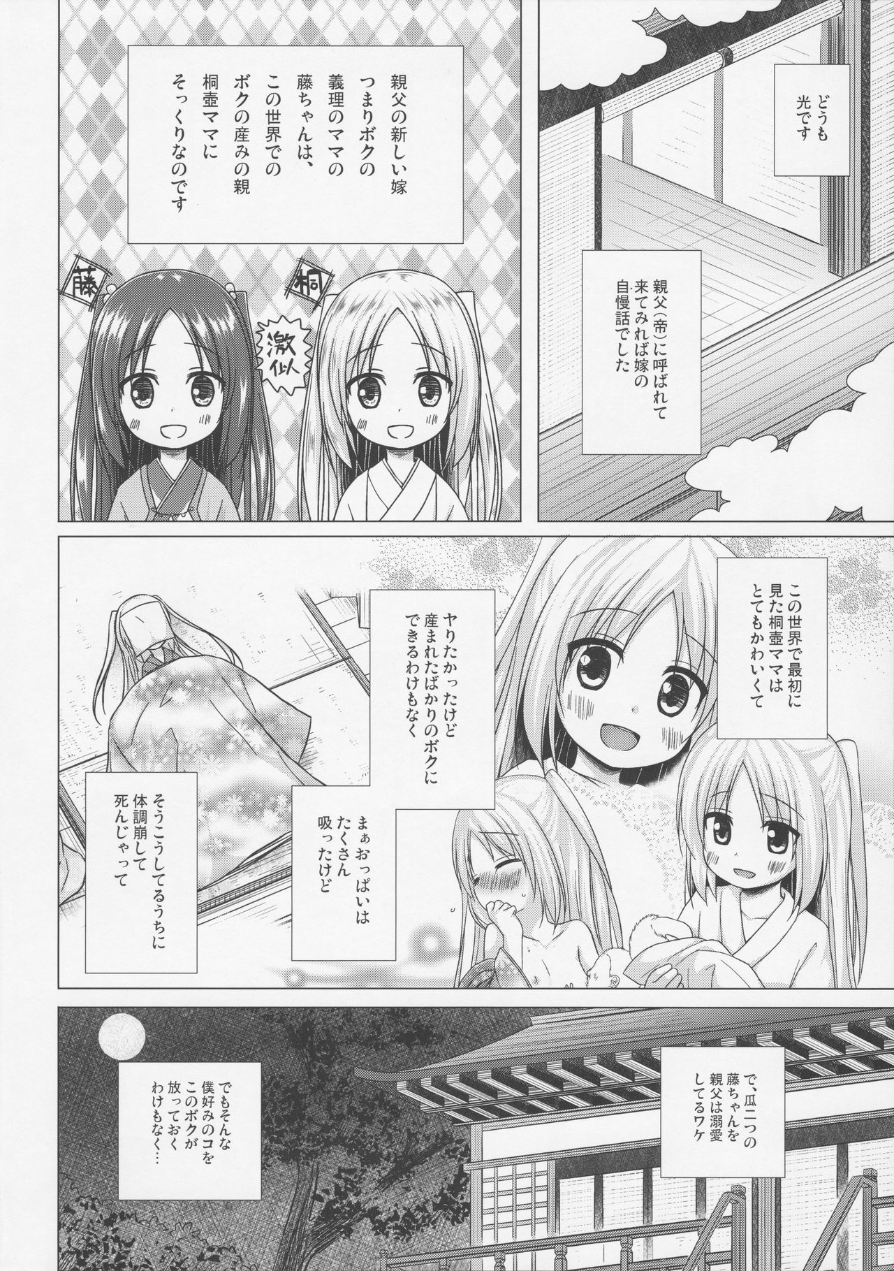 (C92) [ノラネコノタマ (雪野みなと)] 光の君のさがなき計画 〈藤壺〉