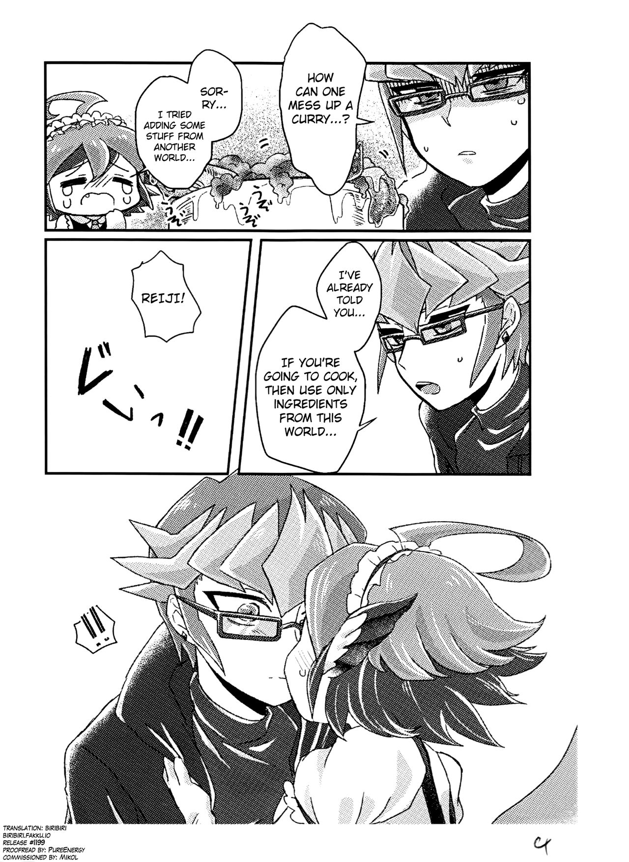 (千年☆バトル フェイズ18) [けもっこ団地 (丸花)] 零児専属 めいどらや! (遊☆戯☆王ARC-V) [英訳]