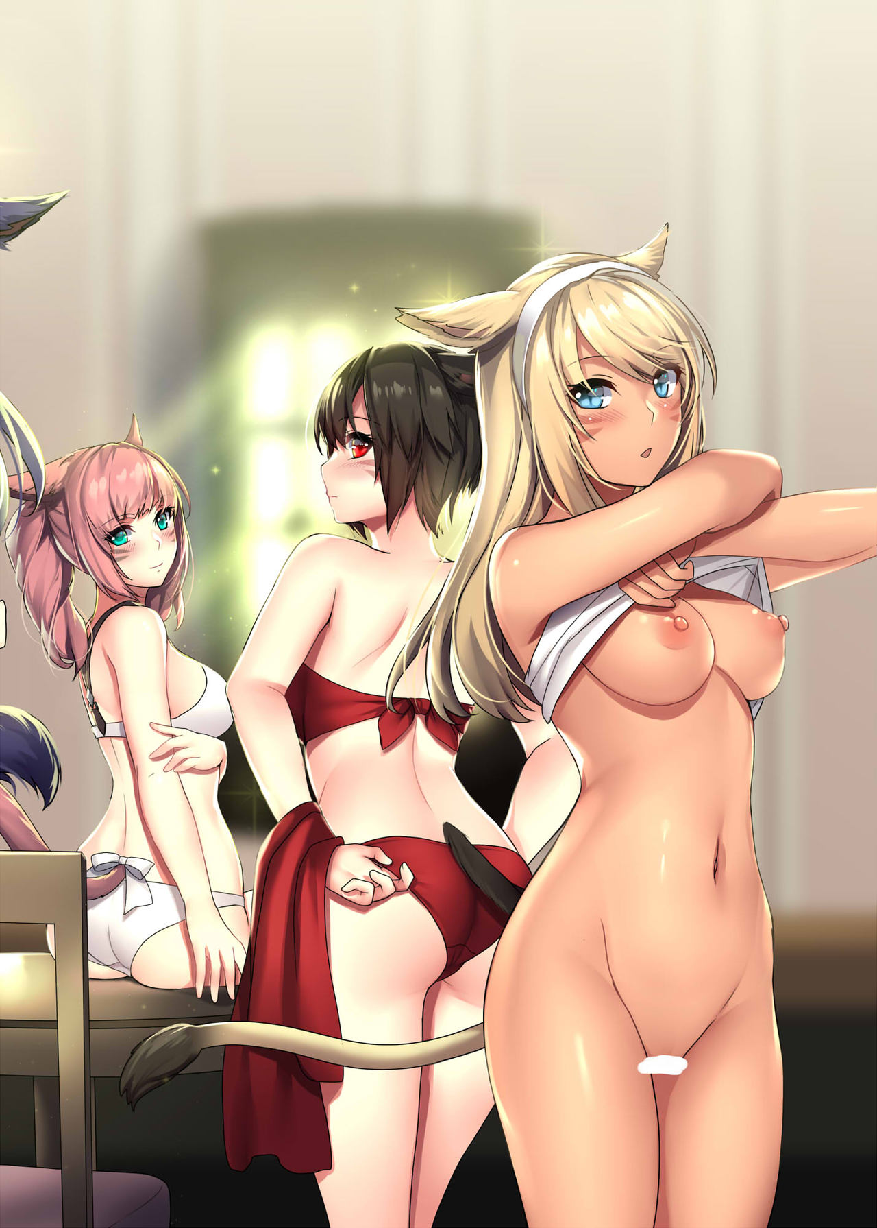 [らいおんおいる (或真じき)] みこってみずぎぼん!! (ファイナルファンタジーXIV) [中国翻訳] [DL版]