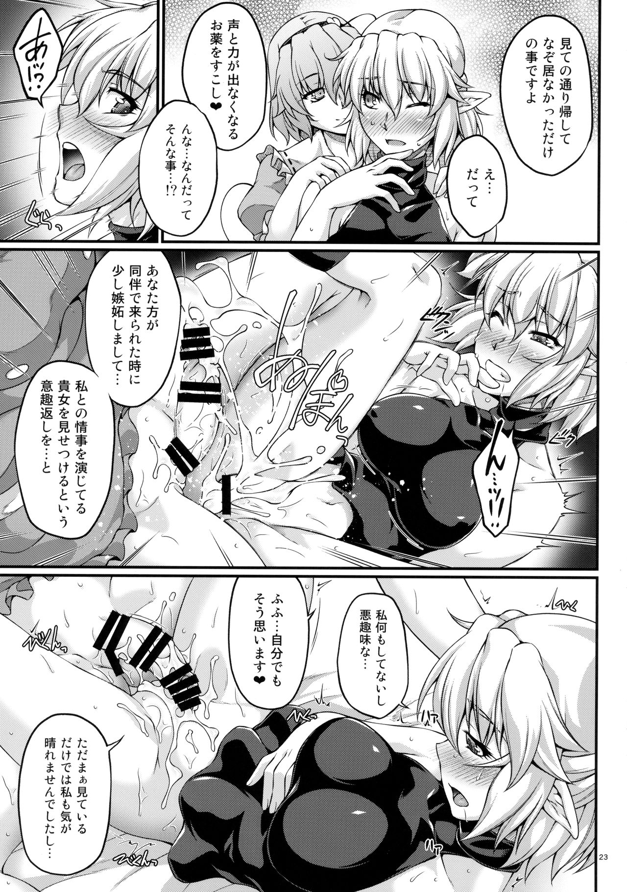 (例大祭14) [幸撃 (大月渉)] 見るは目の毒、聞くは気の毒 (東方Project)