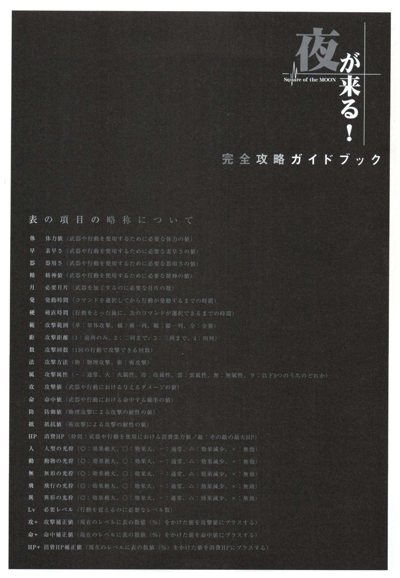 夜が来る!‐Square of the Moon‐ビジュアルファンブック