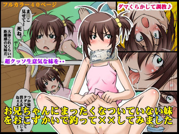 [アルゴラグニア (みこしろ本人)] お兄ちゃんにまったくなついていない妹をおこずかいで釣って××してみました