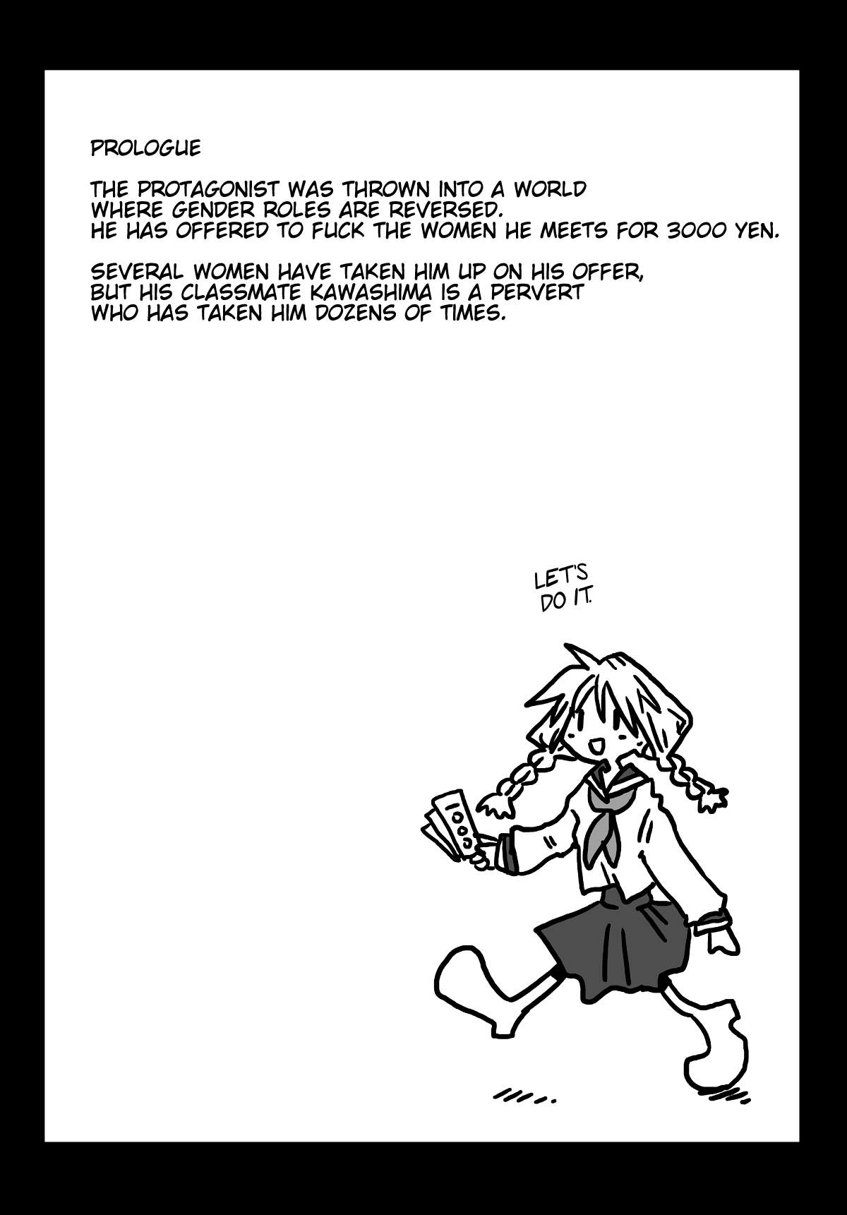 [天原帝国 (天原)] 貞操逆転世界 川島さんとの日々 [英訳]