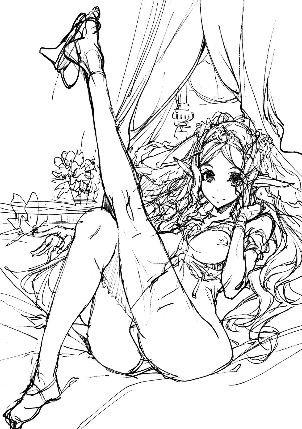 [袁藤沖人] エルフの嫁入り + 8P小冊子 [中国翻訳]