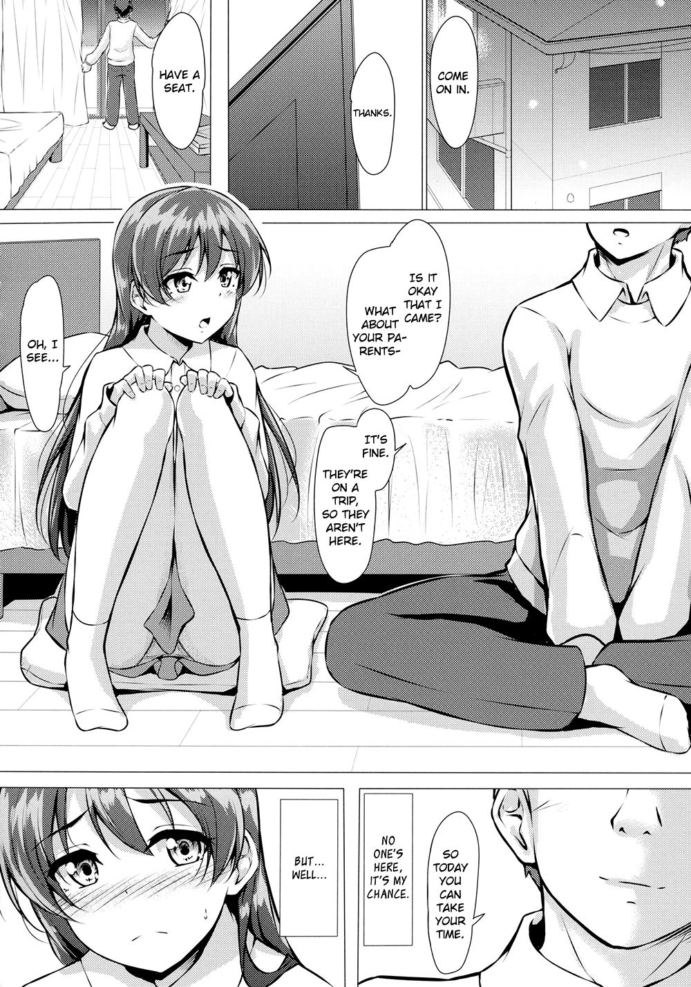 (僕らのラブライブ! 16) [corori (酔っ払い鬼?)] うみかんlove ~海未ちゃんとえっちする本! (ラブライブ!) [英訳]