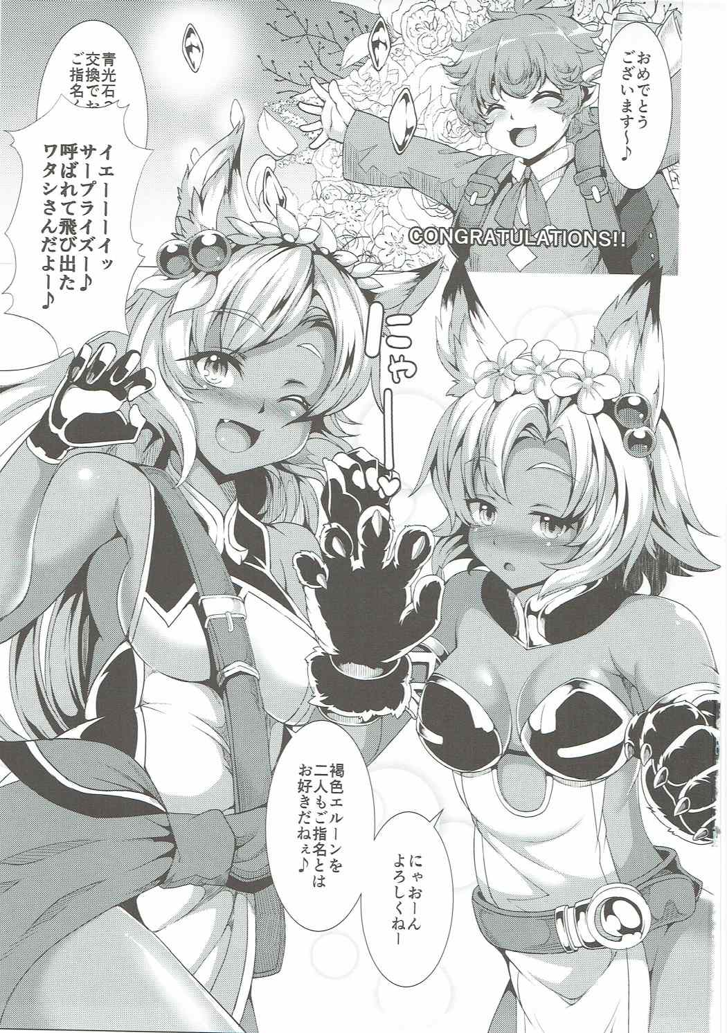 (COMIC1☆11) [Evo.R.B (宇行日和)] エルーンチケット (グランブルーファンタジー)