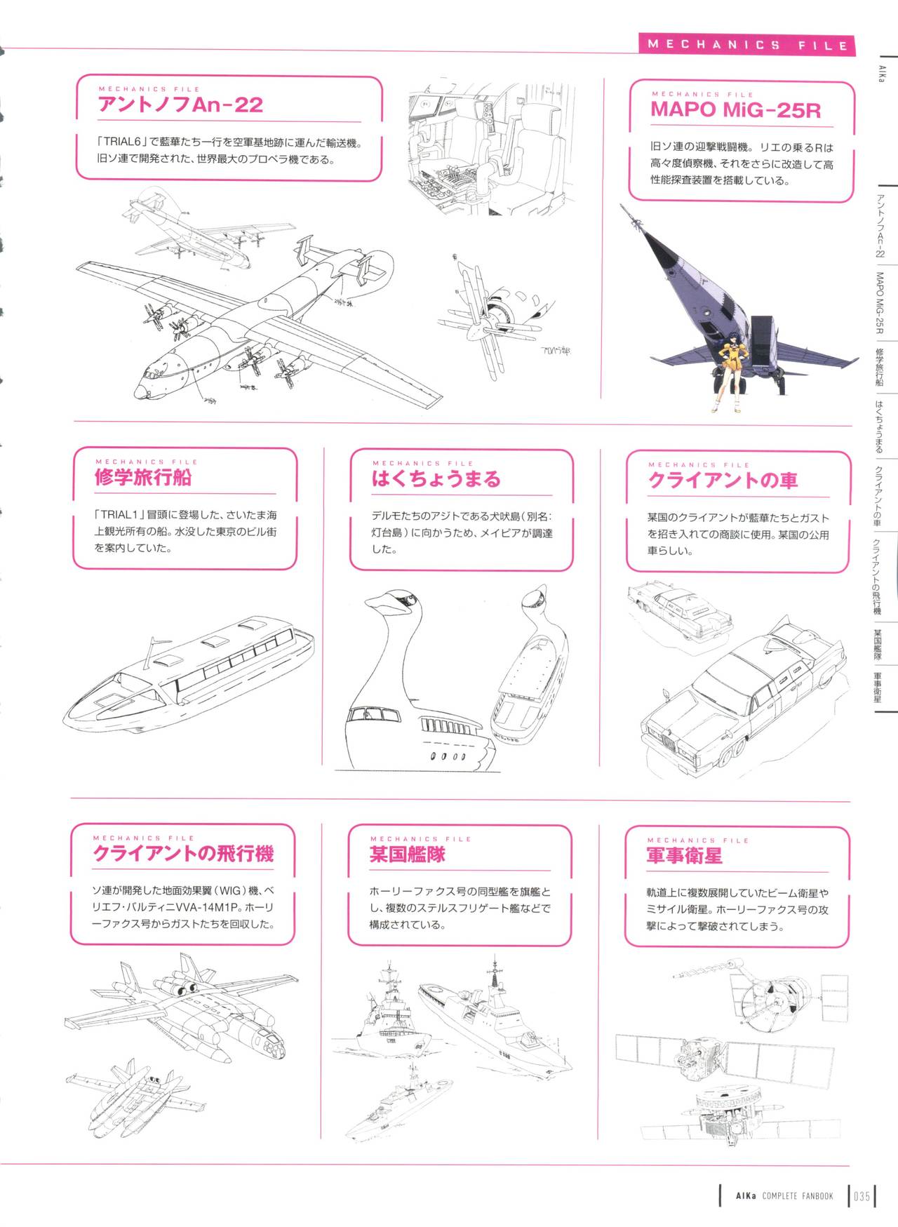 アイカコンプリートファンブック