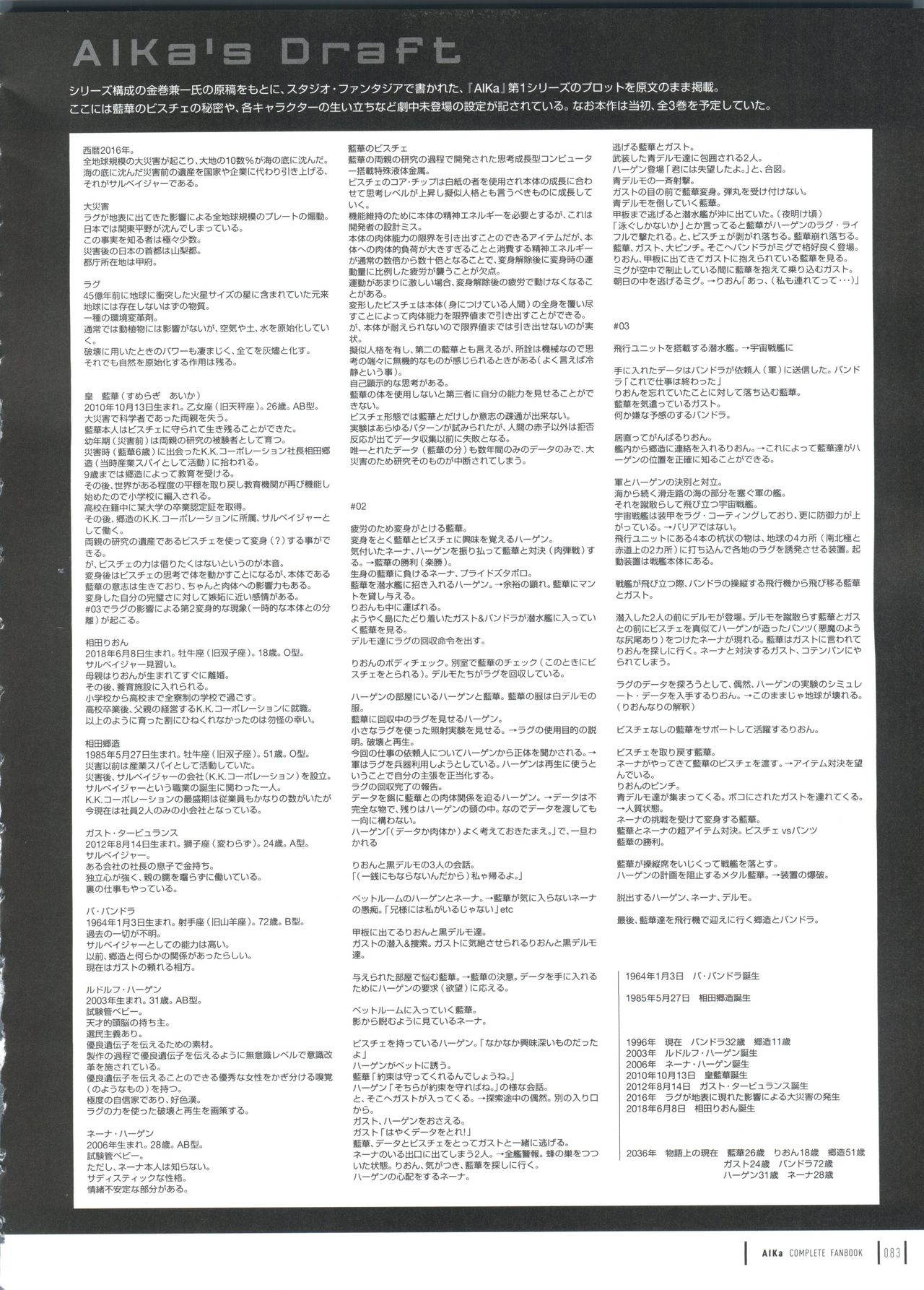 アイカコンプリートファンブック