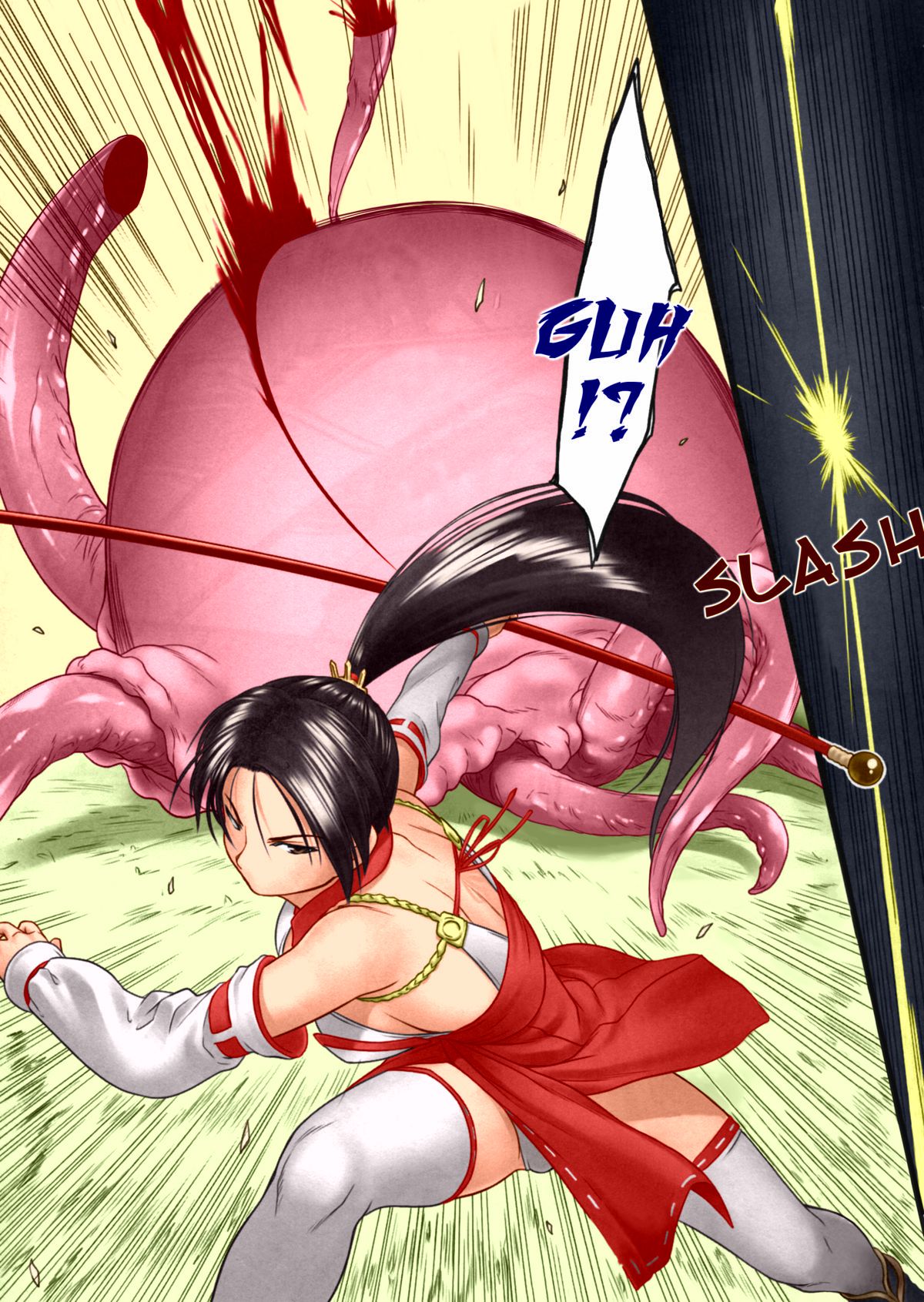 (C85) [へらぶな (いるまかみり)] 討姫伝 巻之弐 (デッドオアアライブ) [英訳] [無修正] [カラー化]