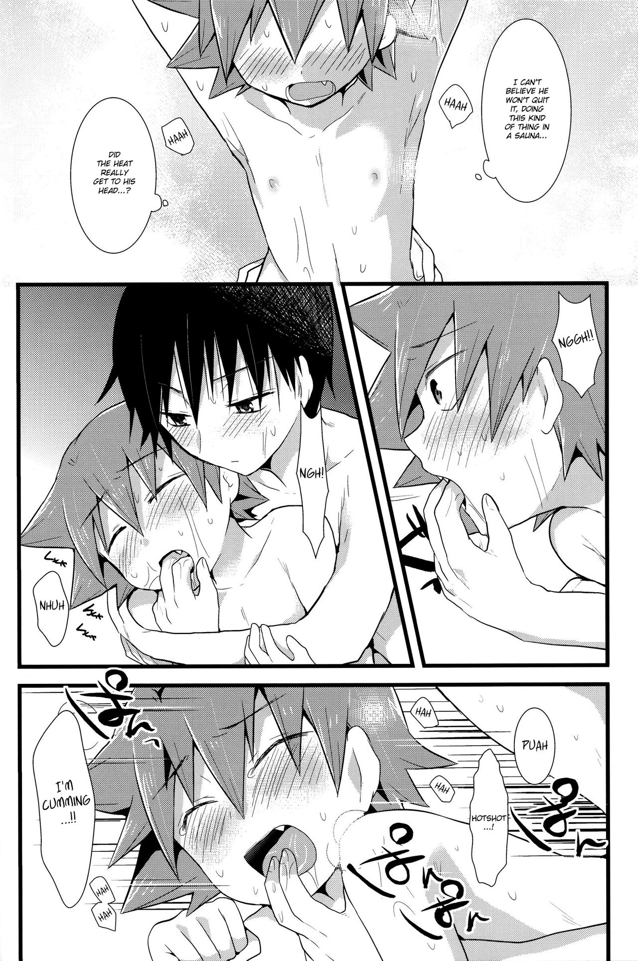 (全開ケイデンス) [ミツヤヨーグル (双葉841)] HOTTEST SWEAT (弱虫ペダル) [英訳]