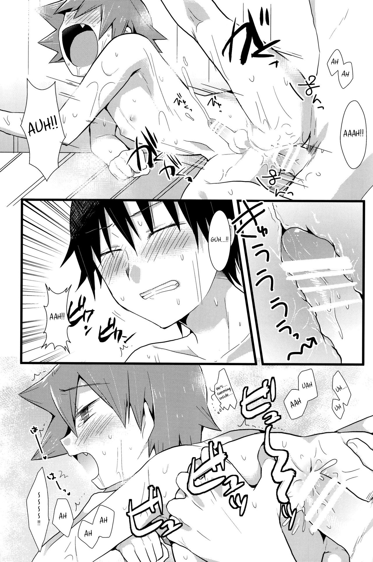 (全開ケイデンス) [ミツヤヨーグル (双葉841)] HOTTEST SWEAT (弱虫ペダル) [英訳]